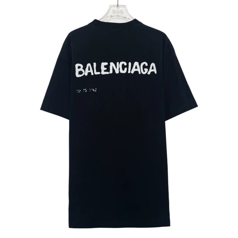Balenciaga Balenciaga Logo Letter Printed Round Neck Short Sleeve T-S Size US XXS / EU 40 - 1 Thumbnail