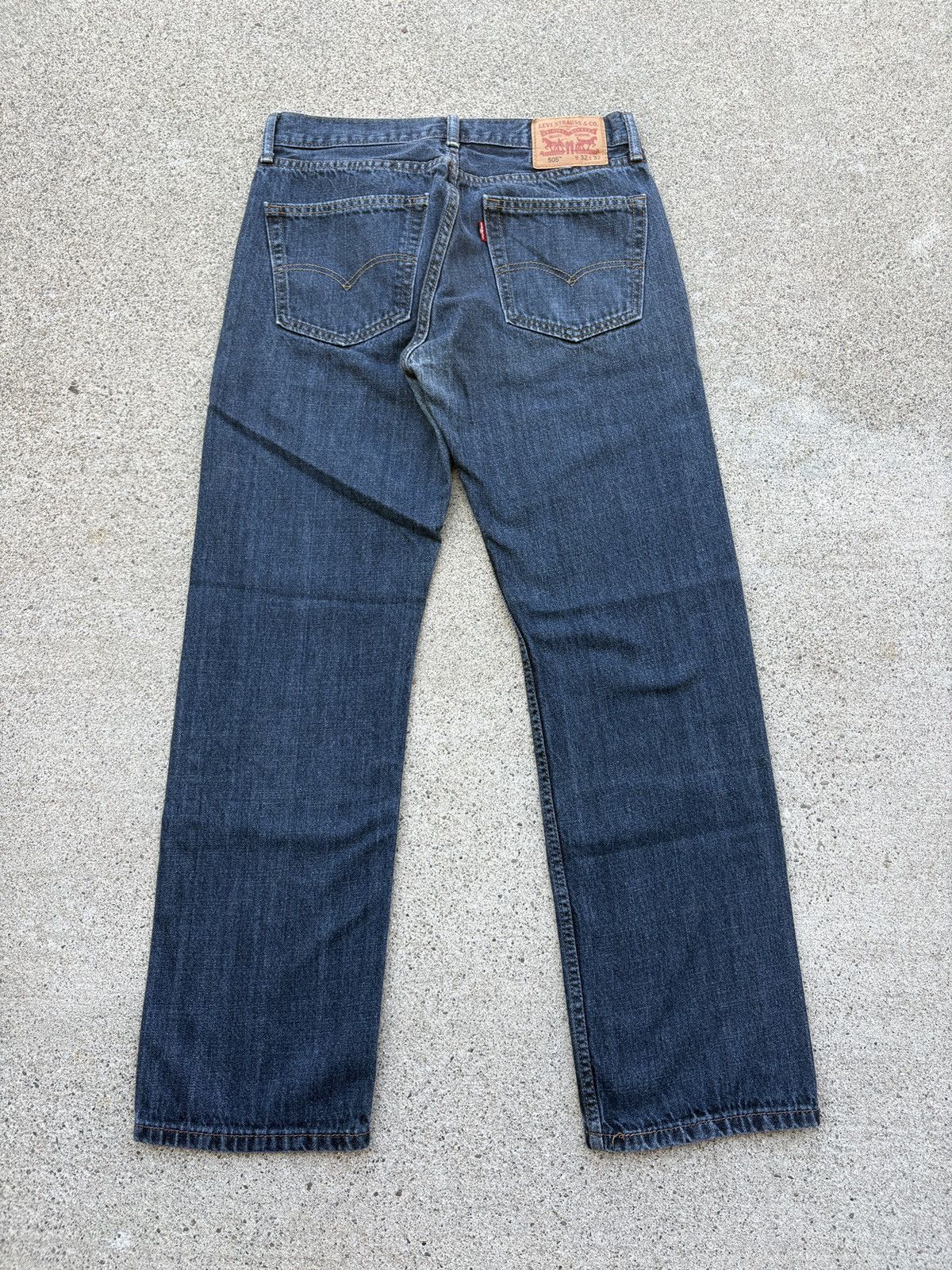 Levi's Vintage Y2K 505’ Levis Regular Fit M. Indigo Jeans Sz. 32x32 Size US 32 / EU 48 - 2 Thumbnail
