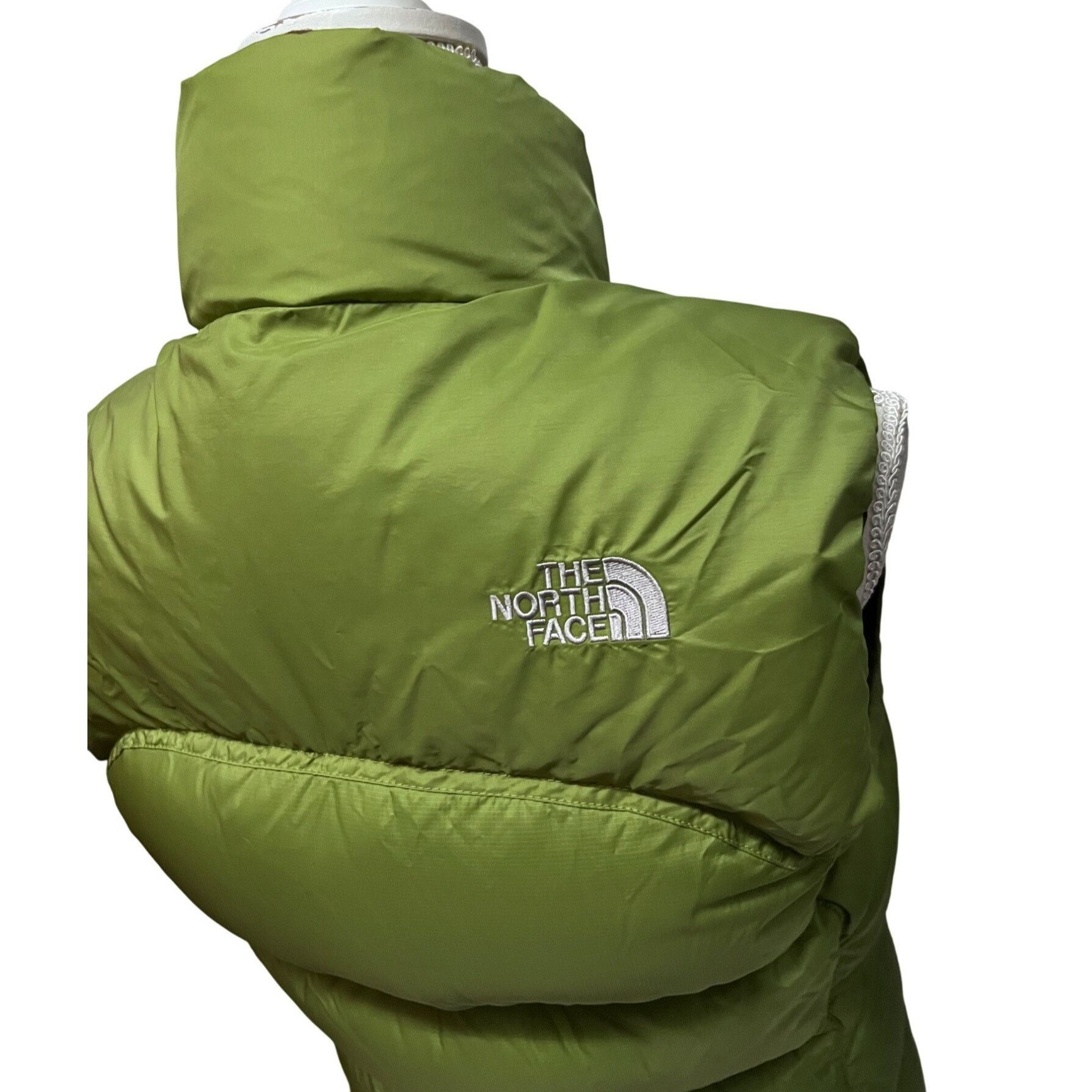 The North Face The North Face Womens Green Zip Up 700 Fill Goose Down Puffe Size S / US 4 / IT 40 - 7 Thumbnail