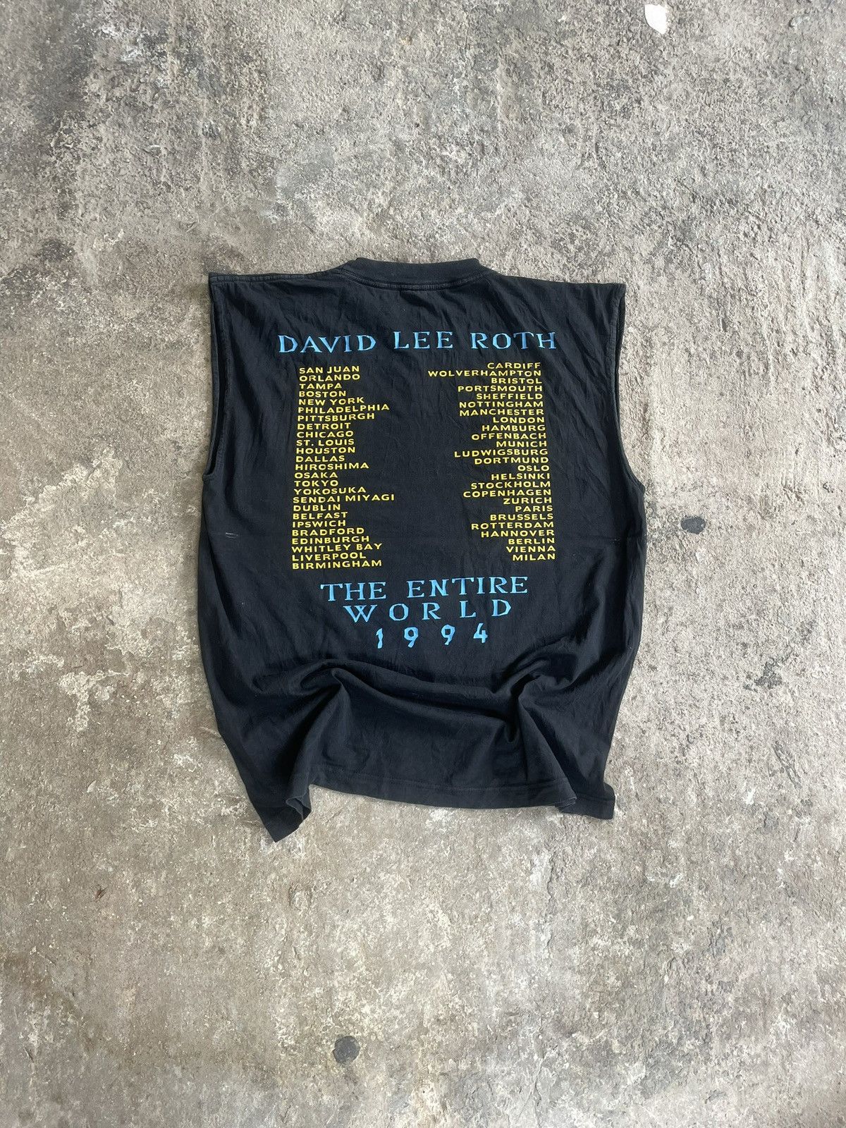 Band Tees David Lee Roth 1994 sleeveless band tee Size US XL / EU 56 / 4 - 2 Thumbnail