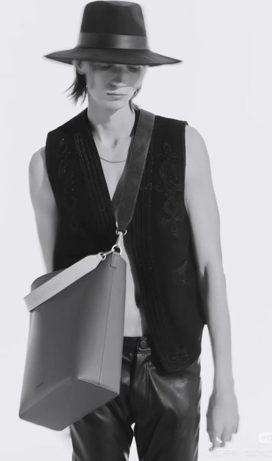Saint Laurent Paris runway rhinestone embroidered vest size50 Size US M / EU 48-50 / 2 - 2 Thumbnail
