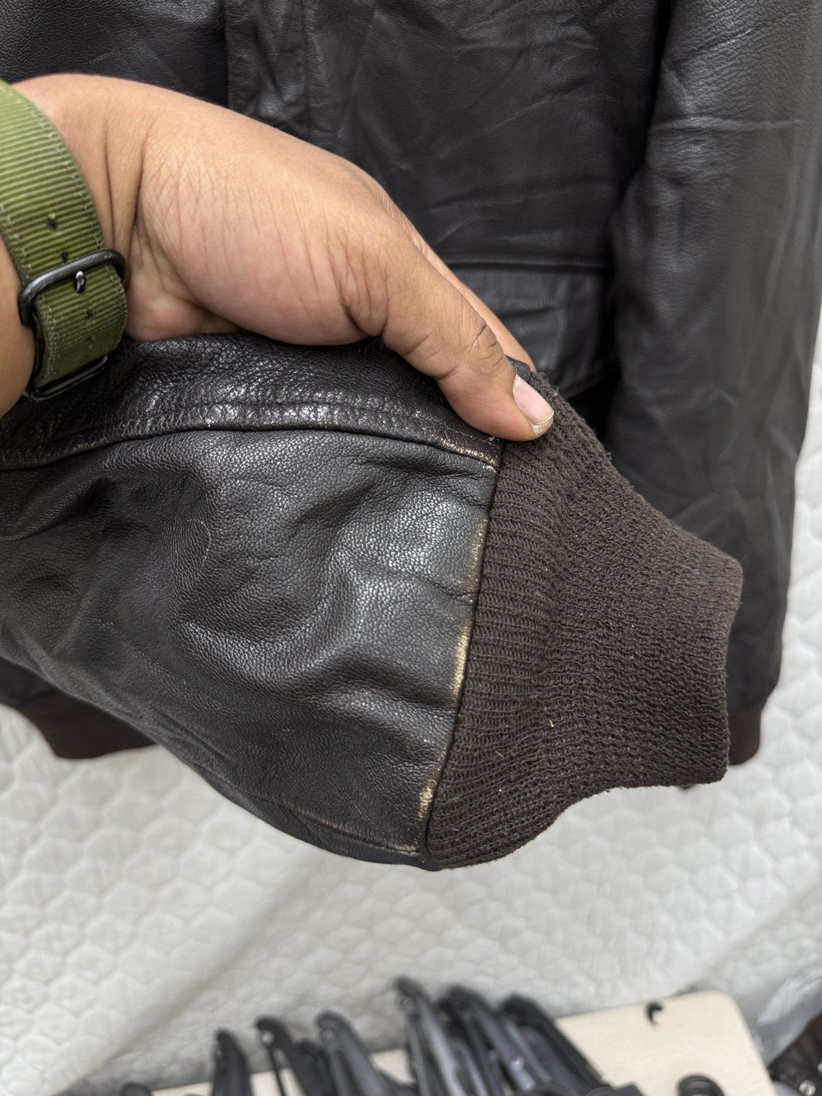 Cooper 🔥🔥🔥ARCHIVE VINTAGE COOPER US ARMY A2 LEATHER JACKET Size US M / EU 48-50 / 2 - 14 Thumbnail