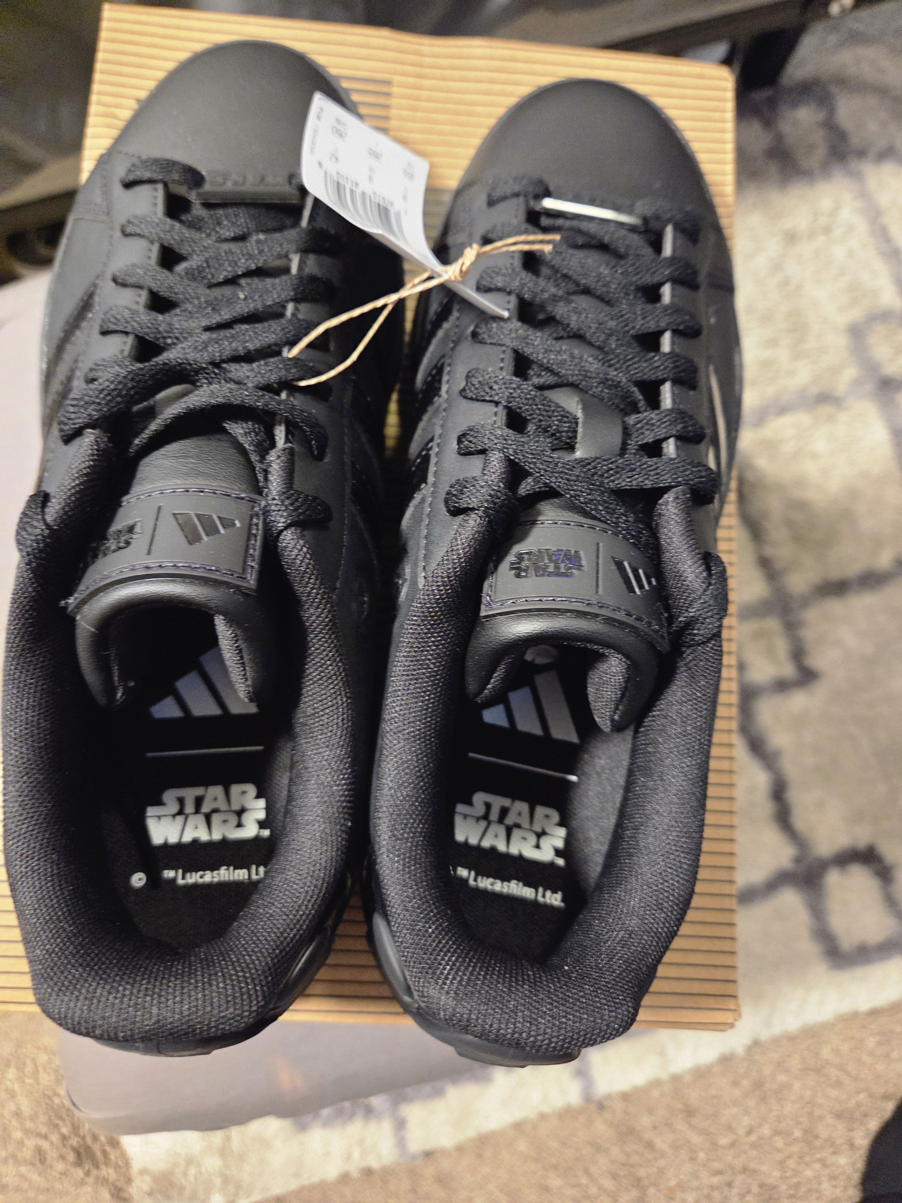 Adidas × Star Wars Adidas Star Wars Grand Court Black Size US 8.5 / EU 41-42 - 10 Thumbnail