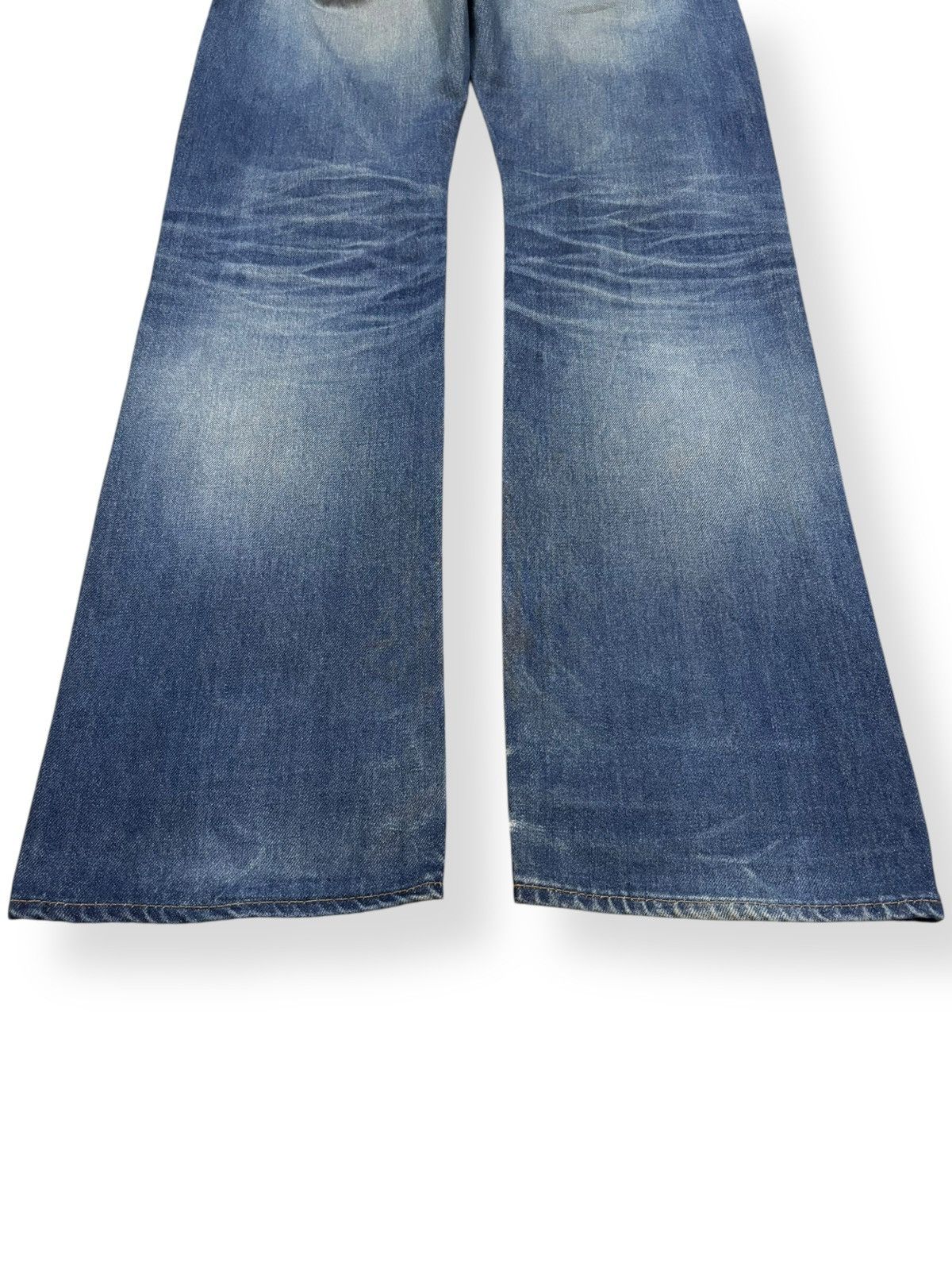 Johnbull Vintage Japanese Brand Johnbull Blue Faded Distressed Jeans Size US 31 - 11 Thumbnail