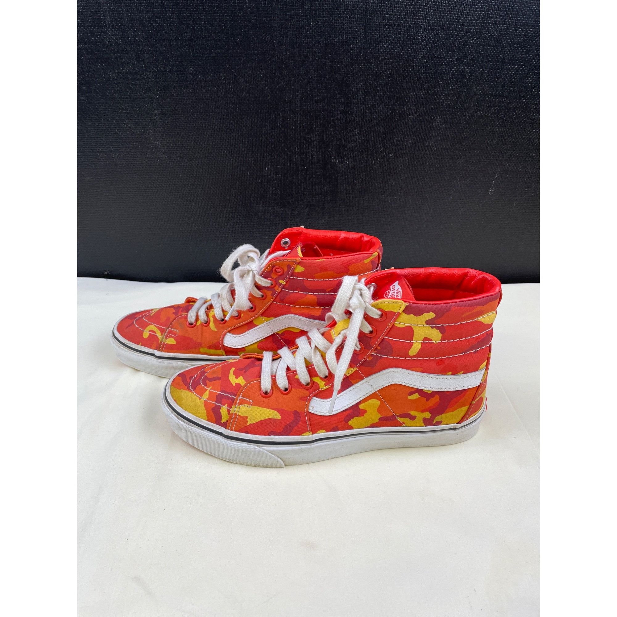 Vans Vans Unisex Orange Camouflage Skater shoes/ Sneakers Size M8 Size US 8.5 / EU 41-42 - 4 Thumbnail