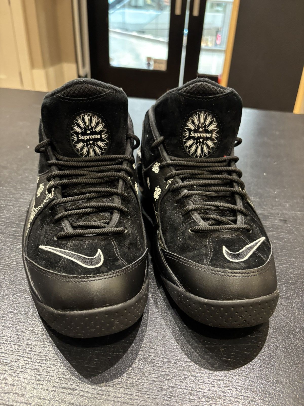 Nike Supreme X Nike Flight 95 SP ‘Black’ Size US 8.5 / EU 41-42 - 4 Thumbnail