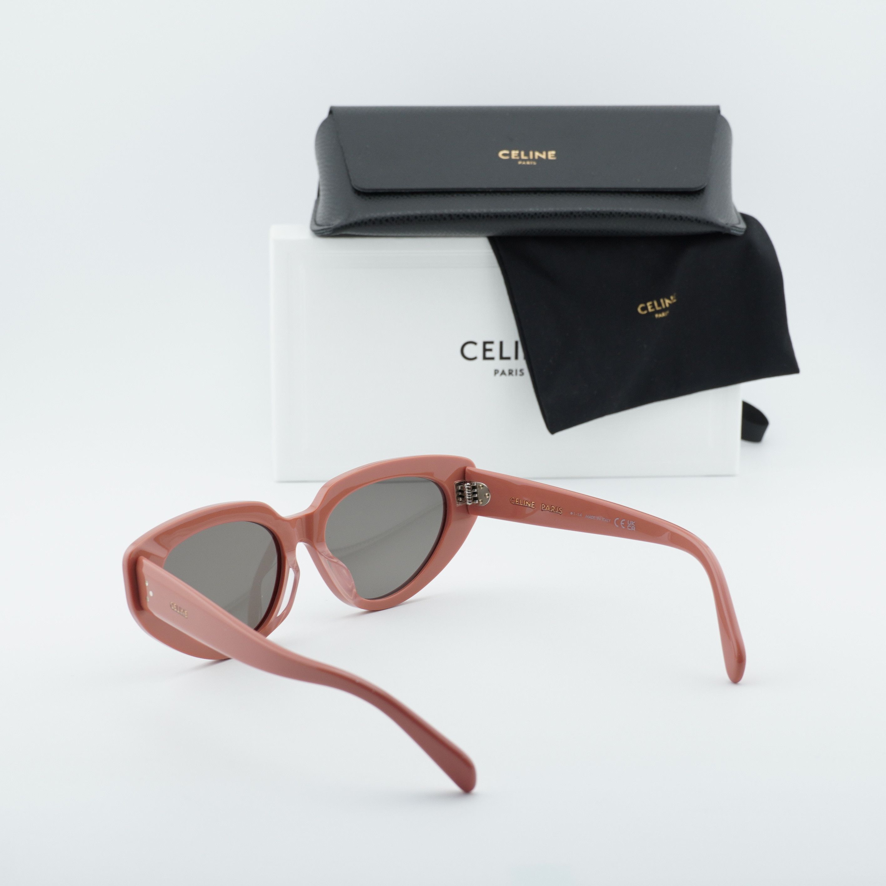 Celine Celine CL40286F 72A Sunglasses Pink Cat Eye Frame Size ONE SIZE - 10 Thumbnail