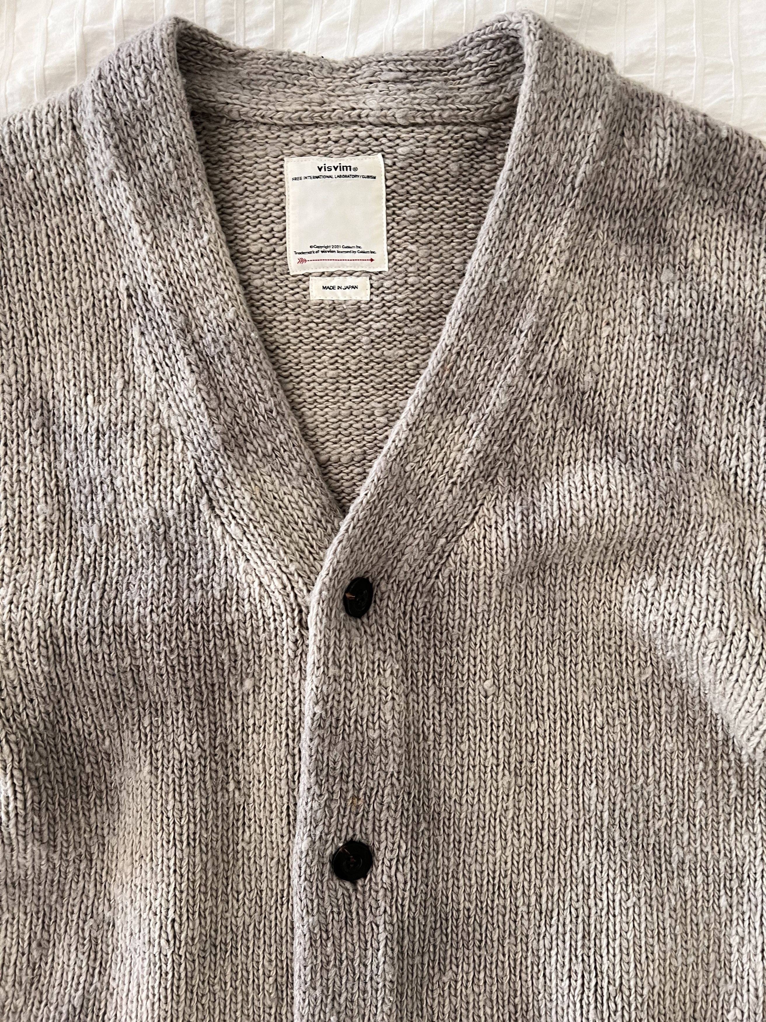 Visvim Selmer cardigan sz 4 - uneven dye Size US XL / EU 56 / 4 - 2 Thumbnail