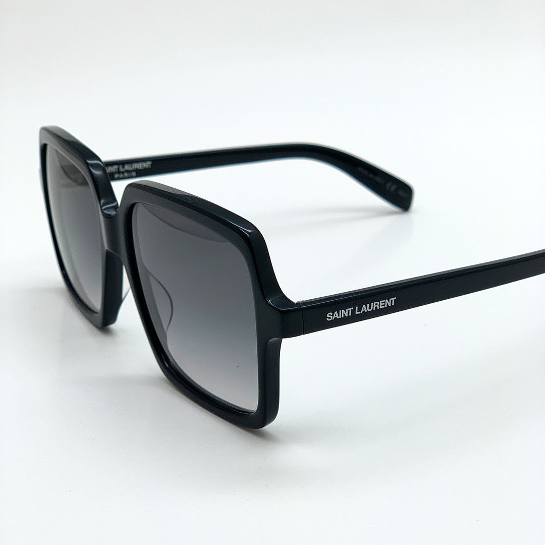 Saint Laurent Paris NEW Saint Laurent SL174 001 Oversized Women Sunglasses Size ONE SIZE - 6 Thumbnail