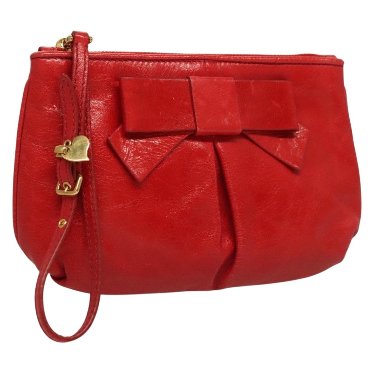 Miu Miu Miu Miu Zip Wristlet Leather Size ONE SIZE - 1 Thumbnail