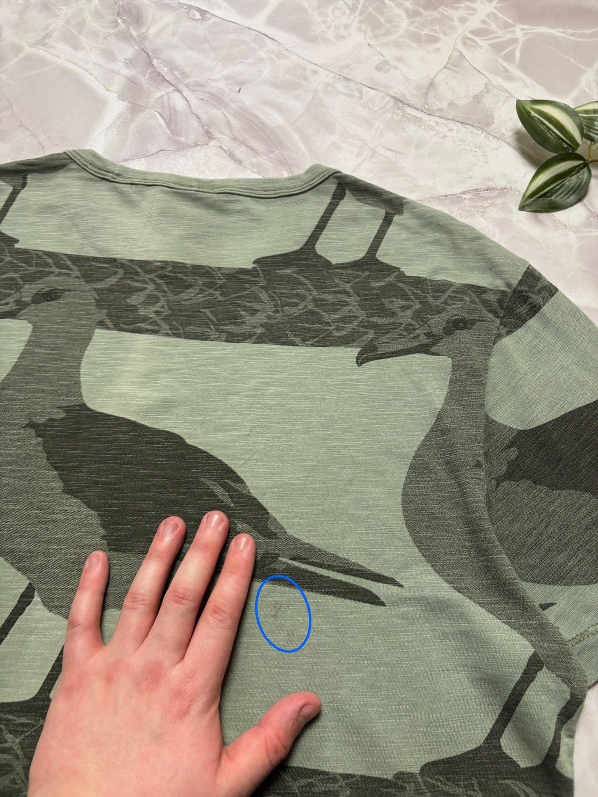 G-Star G-Star Raw Islander T-Shirt Albatross Bird Green Sage Mens L Size US L / EU 52-54 / 3 - 6 Thumbnail