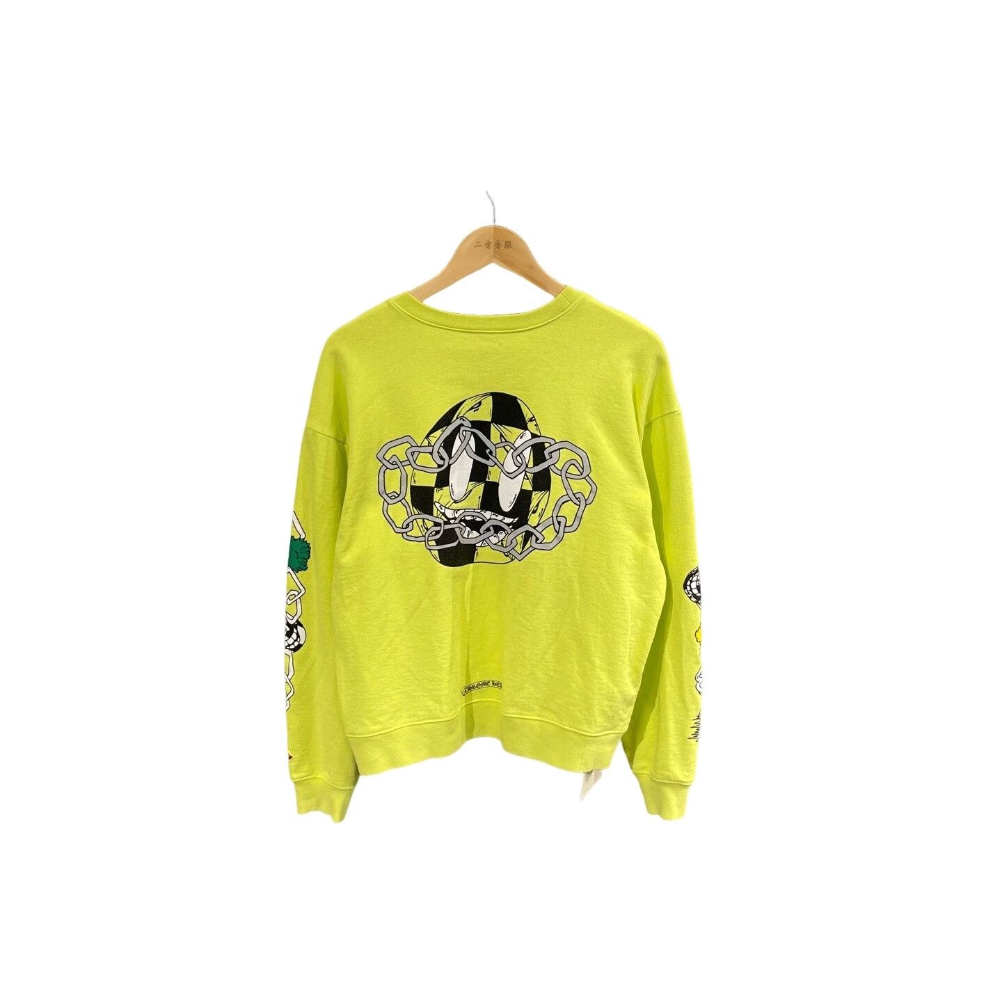 Chrome Hearts Chrome Hearts Matty Boy Lime Green Sweatshirt L Size US L / EU 52-54 / 3 - 1 Thumbnail