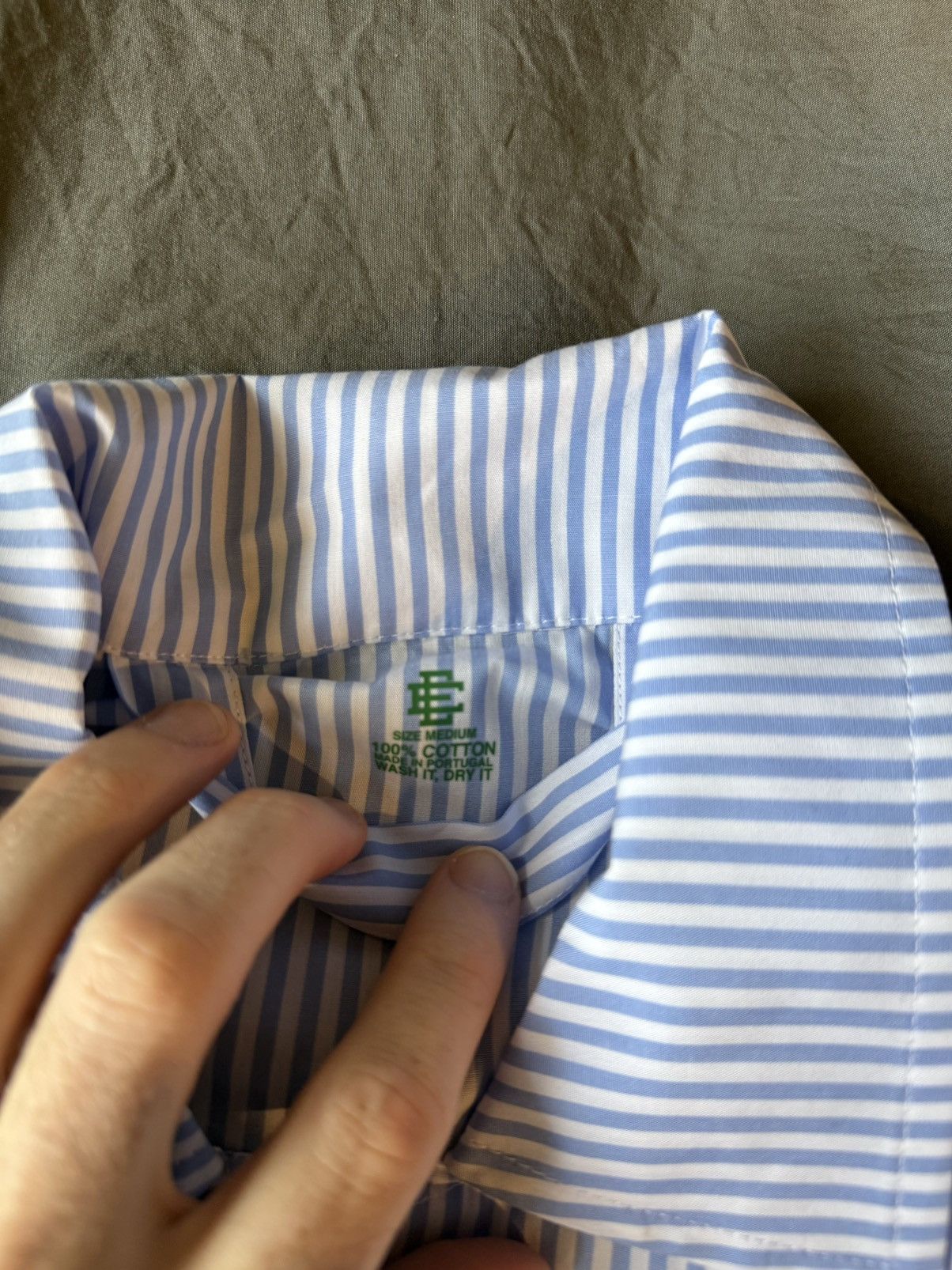 Eric Emanuel Eric Emanuel Light Blue Pajamas Button Down Top Size Medium Size US M / EU 48-50 / 2 - 3 Thumbnail
