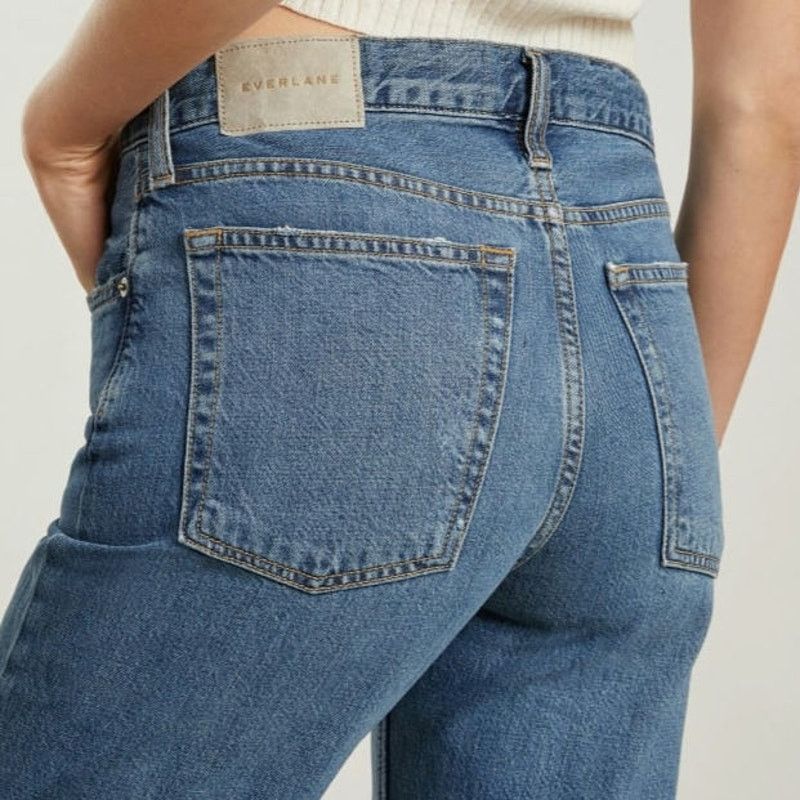 Everlane NWOT Everlane The Summer Slouch Crop Jeans Sz. 27x25 Blue Size 27" / US 4 / IT 40 - 6 Thumbnail