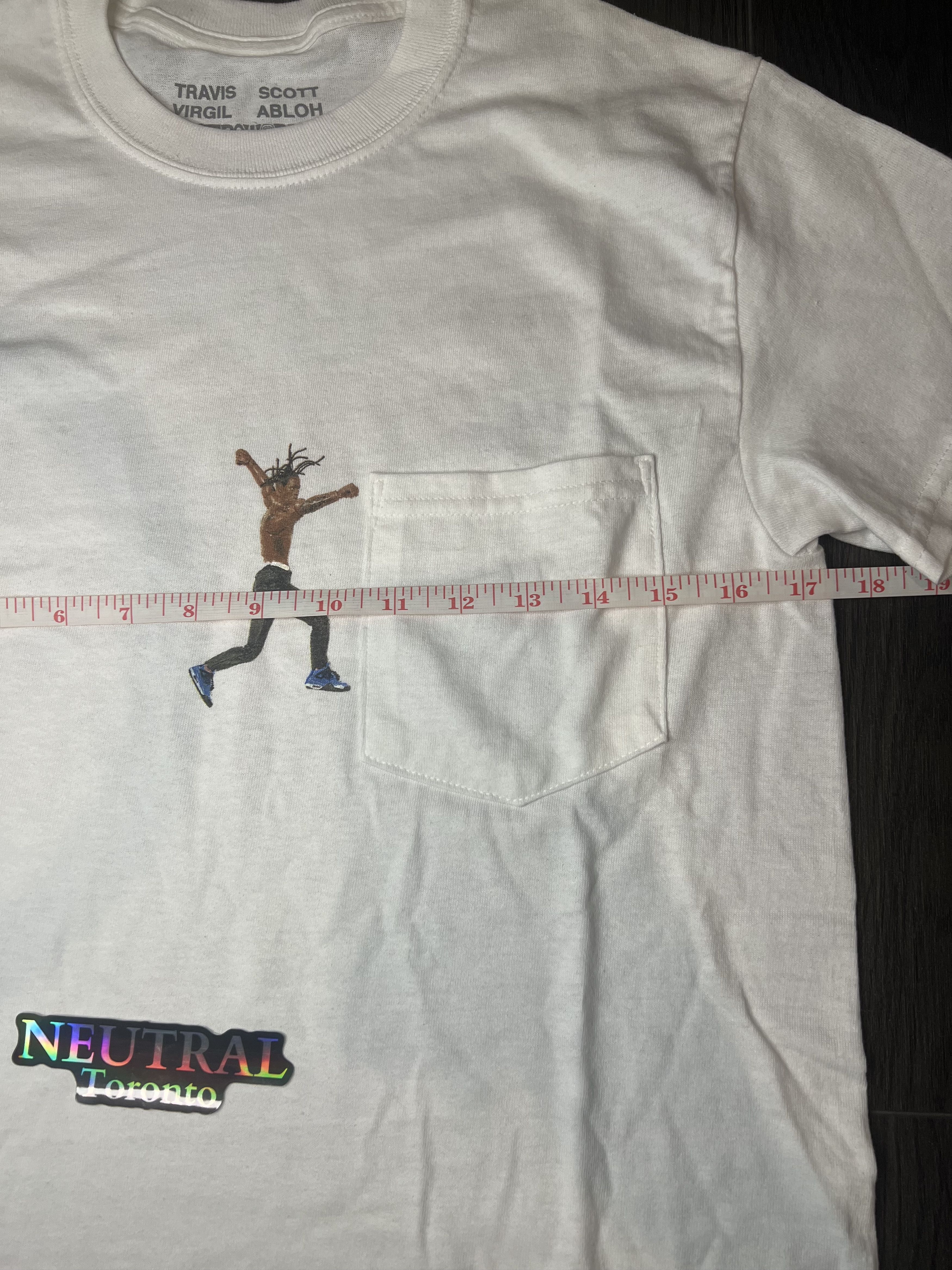 Travis Scott Travis Scott x Virgil Abloh 'Astroworld' Tee Size US S / EU 44-46 / 1 - 6 Thumbnail
