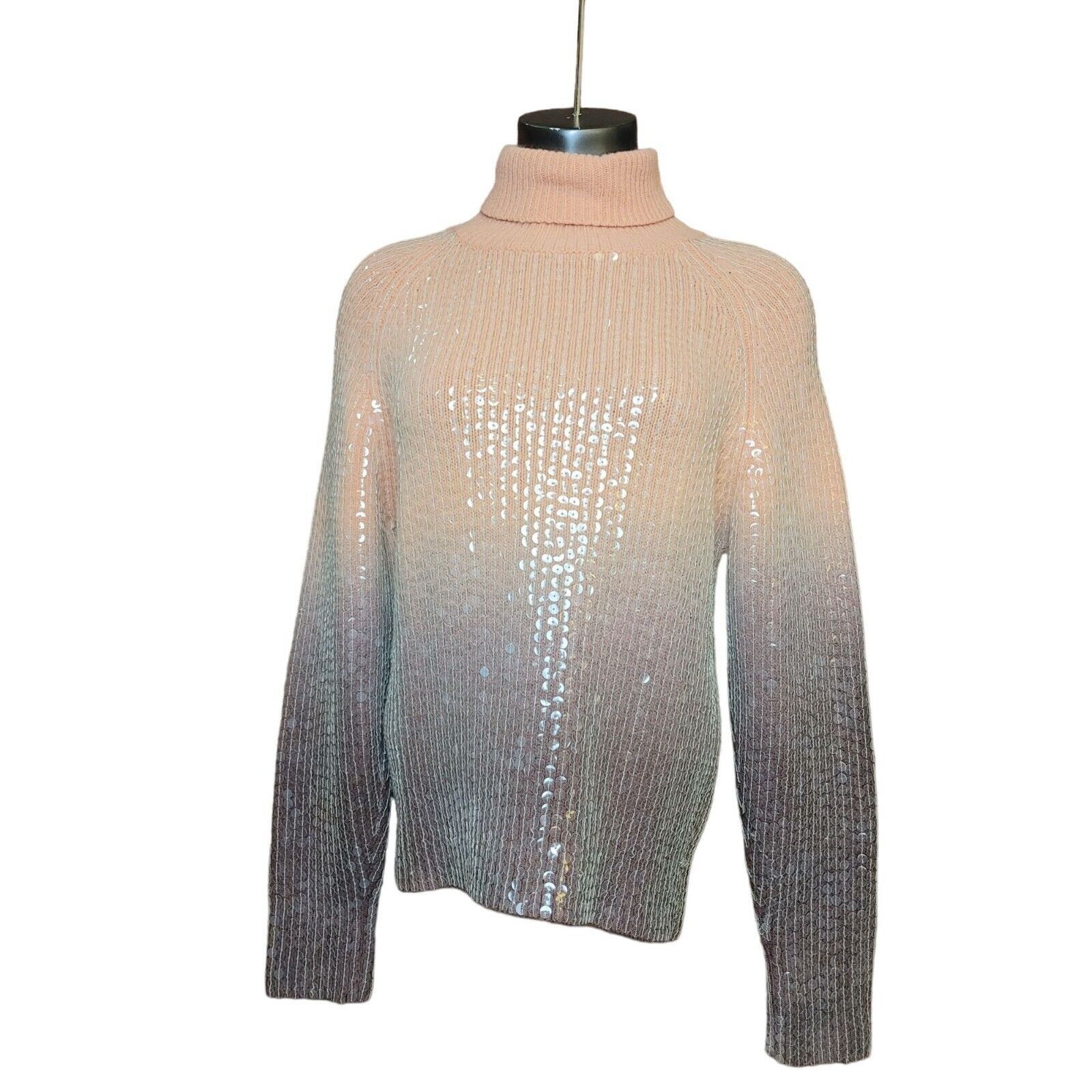 Other Votre Nom Collection Multicolor Clear Sequin Sweater Size L Size L / US 10 / IT 46 - 1 Thumbnail