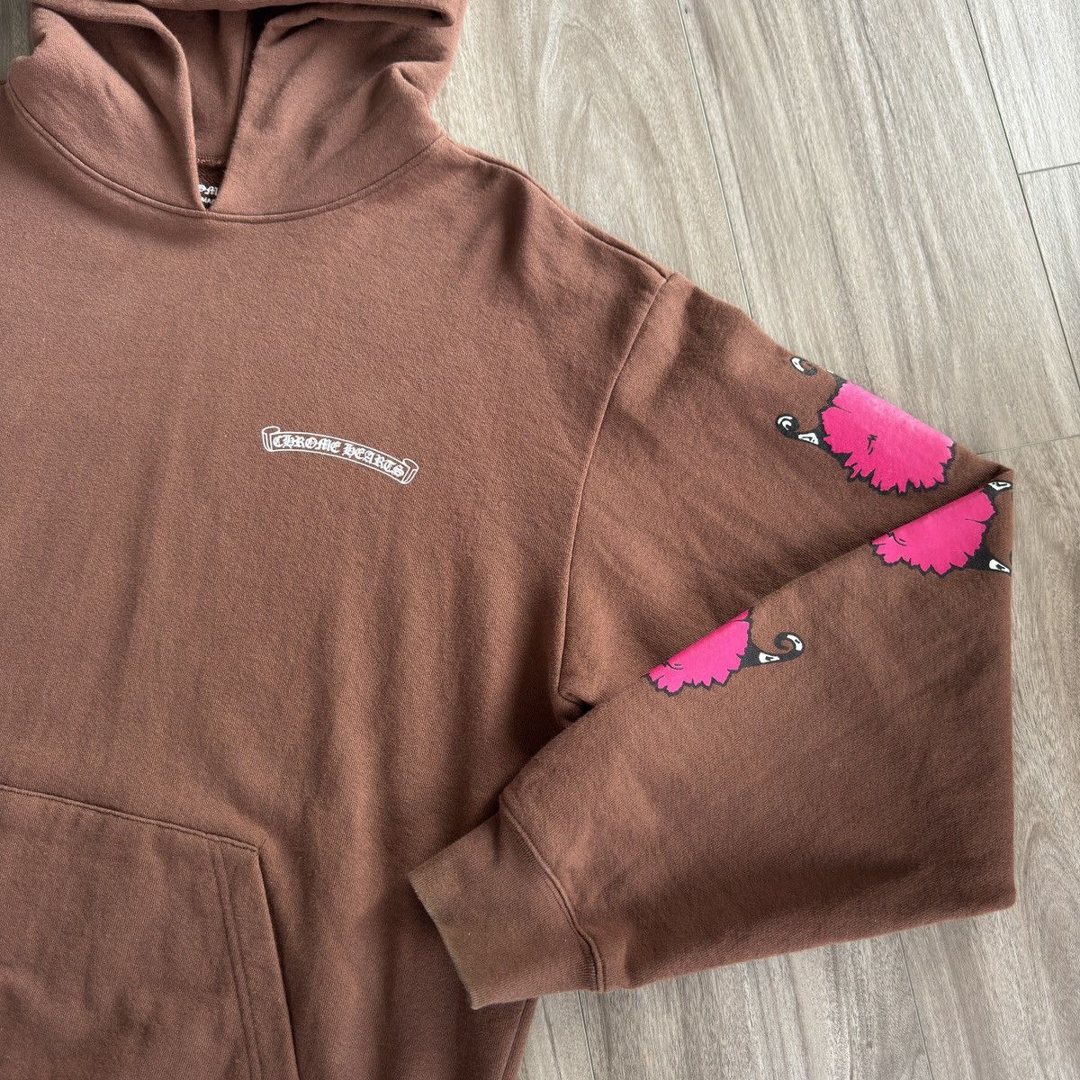 Chrome Hearts Chrome Hearts x Matty Boy Structure Hoodie Brown/Pink Size US L / EU 52-54 / 3 - 3 Thumbnail