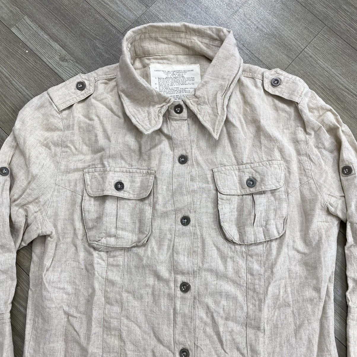 If Six Was Nine Vintage GOA Military British Army Tropical Combat Shirt Lgb Size US S / EU 44-46 / 1 - 2 Thumbnail