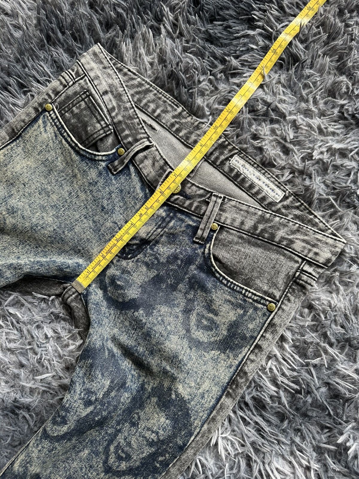 If Six Was Nine 00's Cocablue trompe loeil '' Monroe '' jeans Size US 30 / EU 46 - 13 Thumbnail