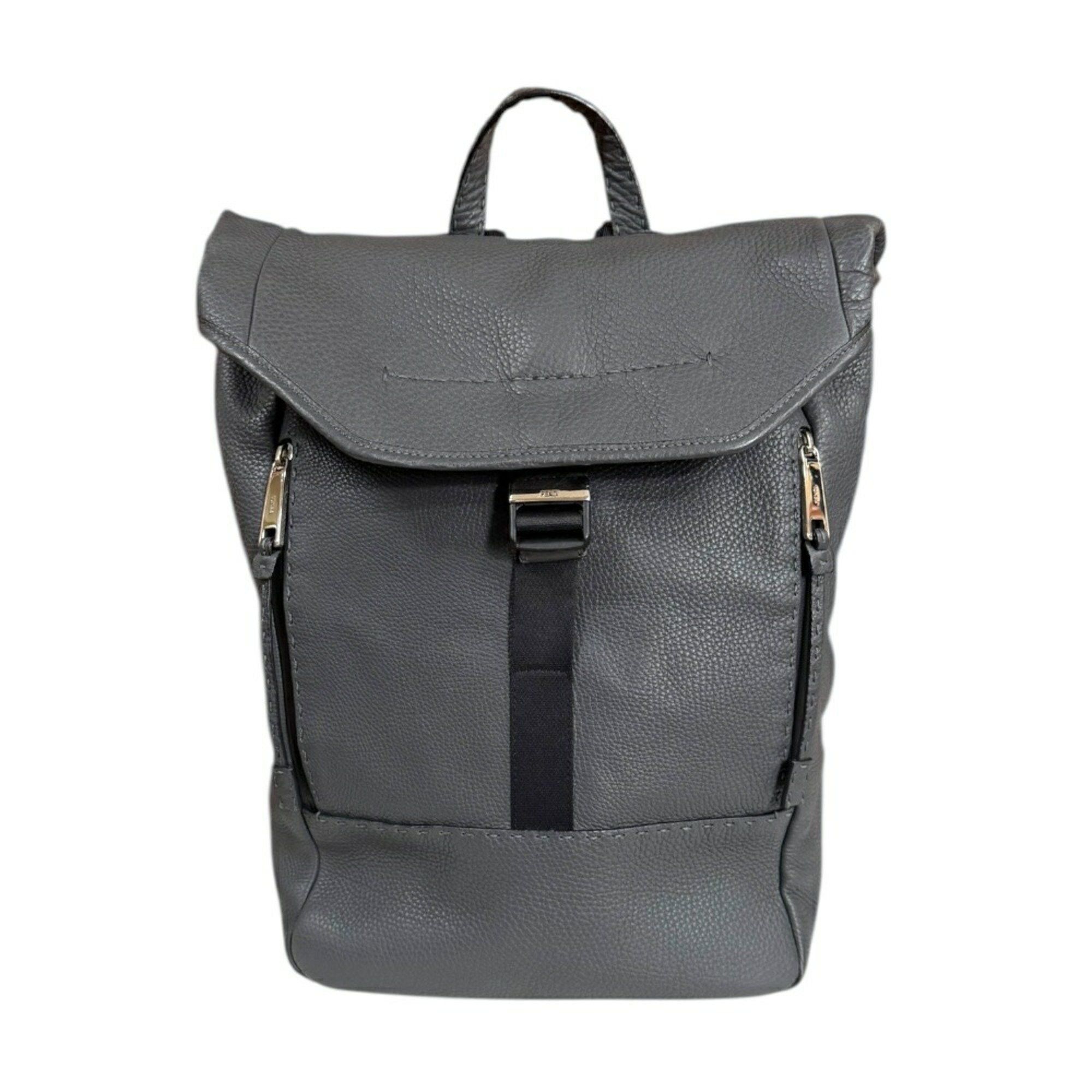 Fendi FENDI Selleria Backpack/Daypack Leather 7VZ011 Men's Size ONE SIZE - 1 Thumbnail
