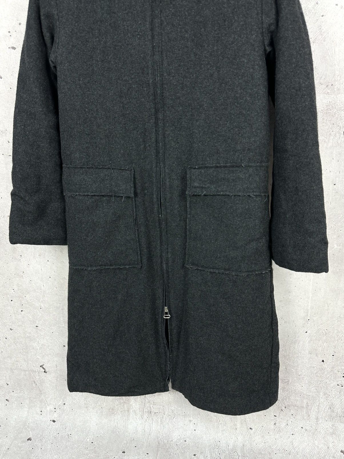 Diesel × If Six Was Nine × Vintage Y2K Diesel Vintage Disstressed Wool Zip Hooded Jacket Size L / US 10 / IT 46 - 4 Thumbnail
