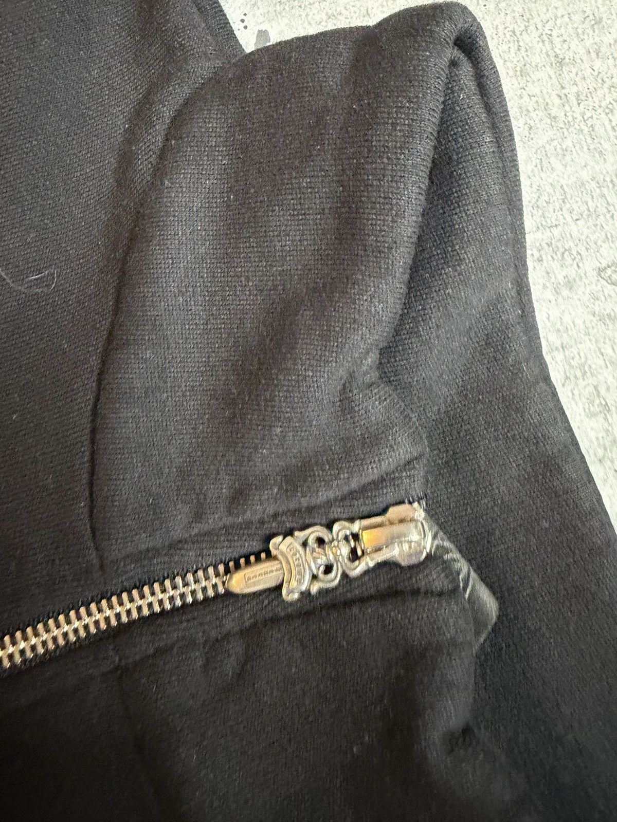 Chrome Hearts Chrome Heart Flooded Black Patch Quarter Zip Size US S / EU 44-46 / 1 - 3 Thumbnail