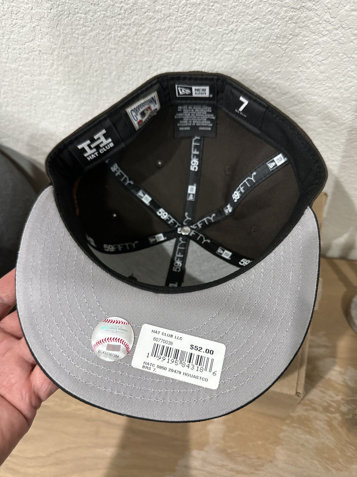 New Era HOUSTON ASTROS X HAT CLUB AMUSEMENT PARK ROPE RODEO BROWN Size ONE SIZE - 4 Thumbnail