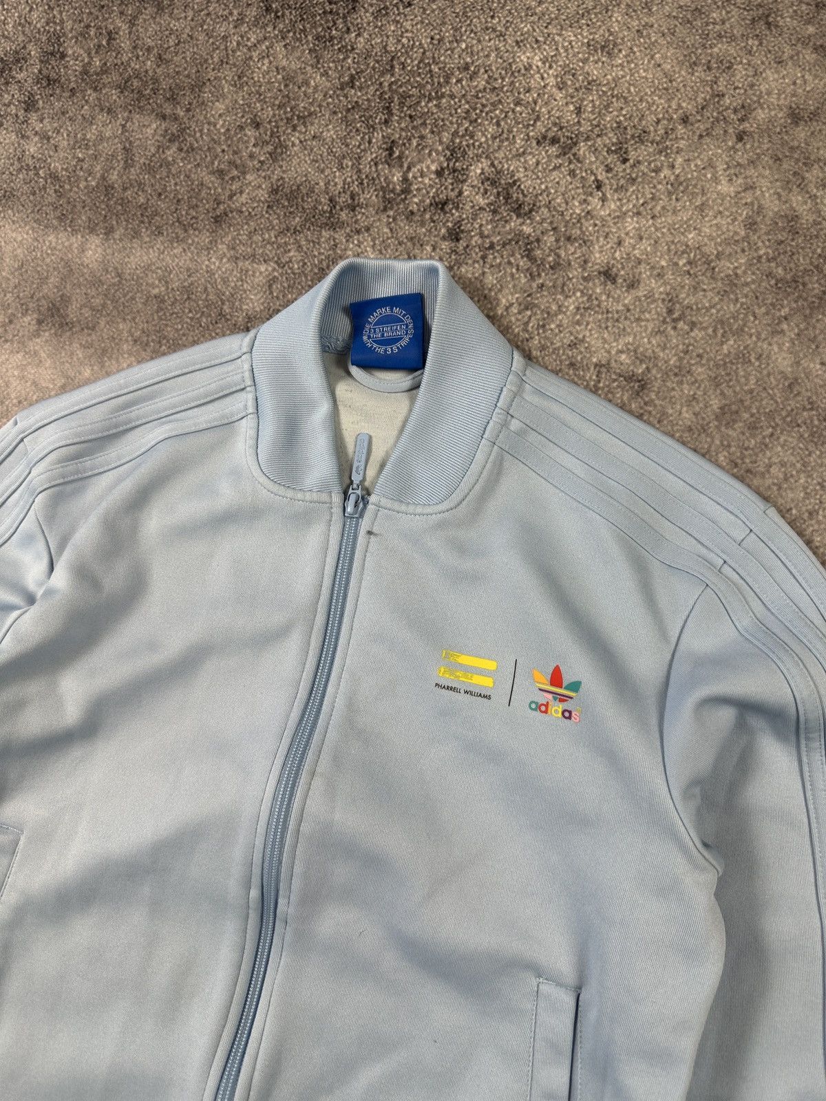 Adidas × Pharrell Y2K Adidas Pharrell Williams Logo Zip Up Jacket Streetwear Size US XS / EU 42 / 0 - 2 Thumbnail