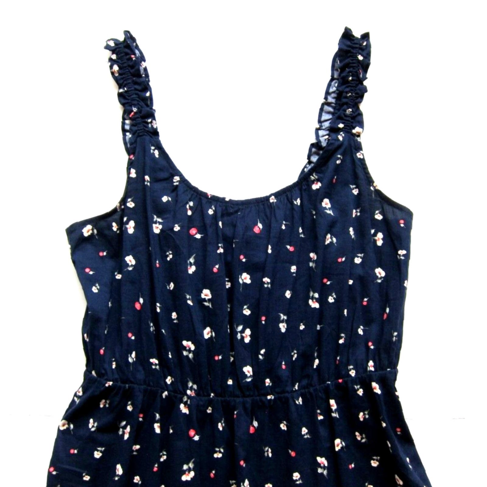 Banana Republic Banana Republic 100% Rayon Blue Pink White Floral Sheath Tank Dress Small Size S / US 4 / IT 40 - 4 Thumbnail