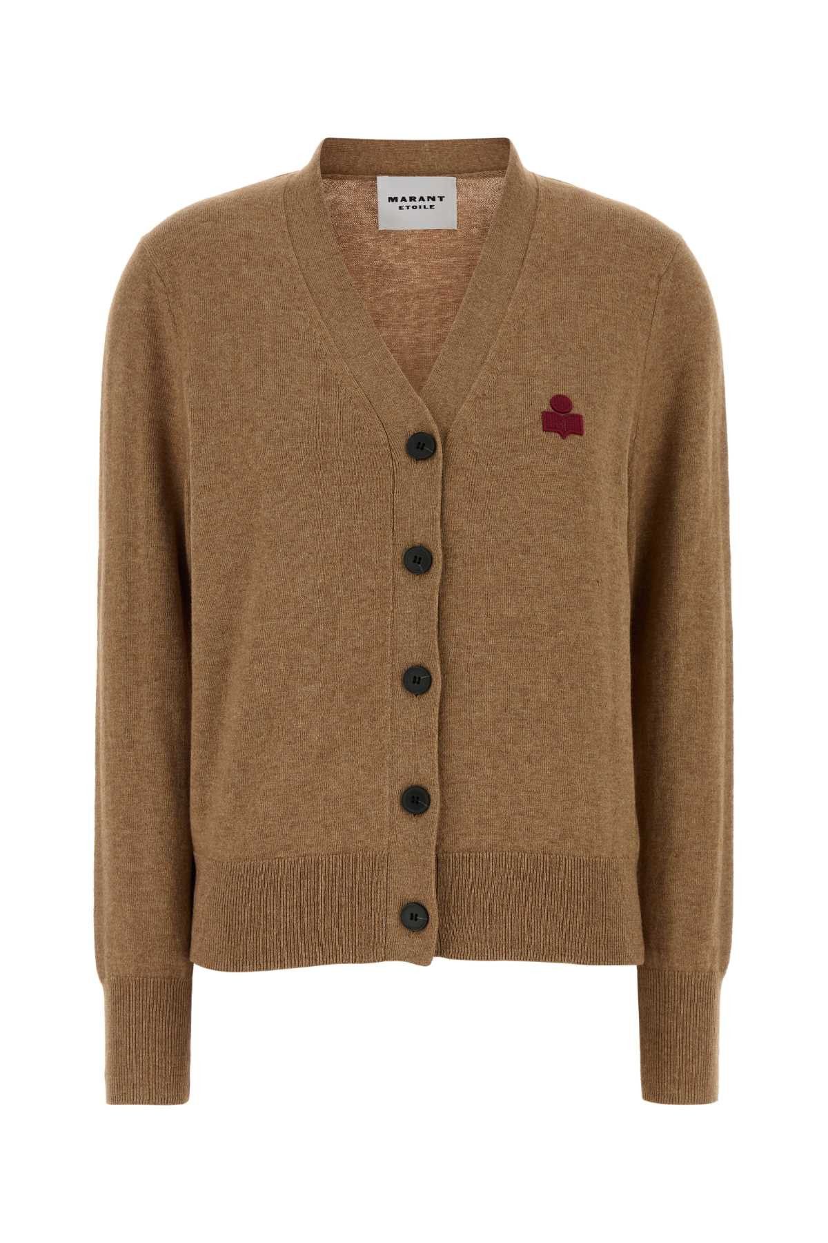 Isabel Marant Etoile Camel Cotton Blend Karina Cardigan Size S / US 4 / IT 40 - 1 Thumbnail