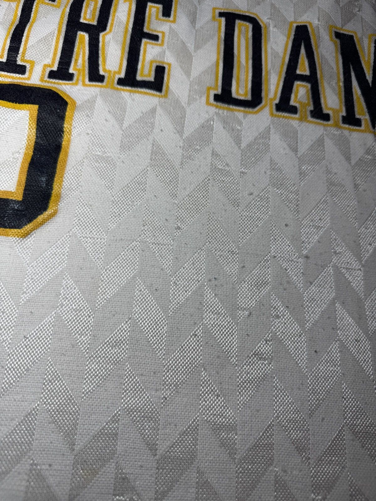 Vintage 90s Notre Dame Irish College Mitre Soccer Jersey