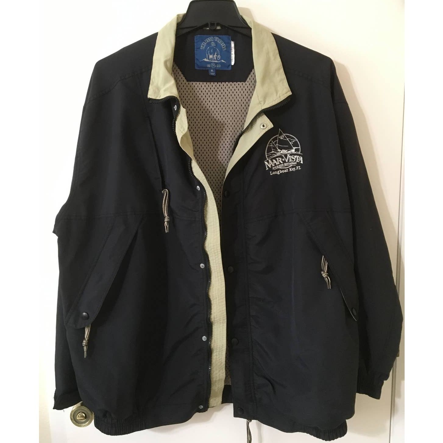 Other The Bear Trading Co XL Black Tan Windbreaker Bomber Jacket Size US XL / EU 56 / 4 - 2 Thumbnail