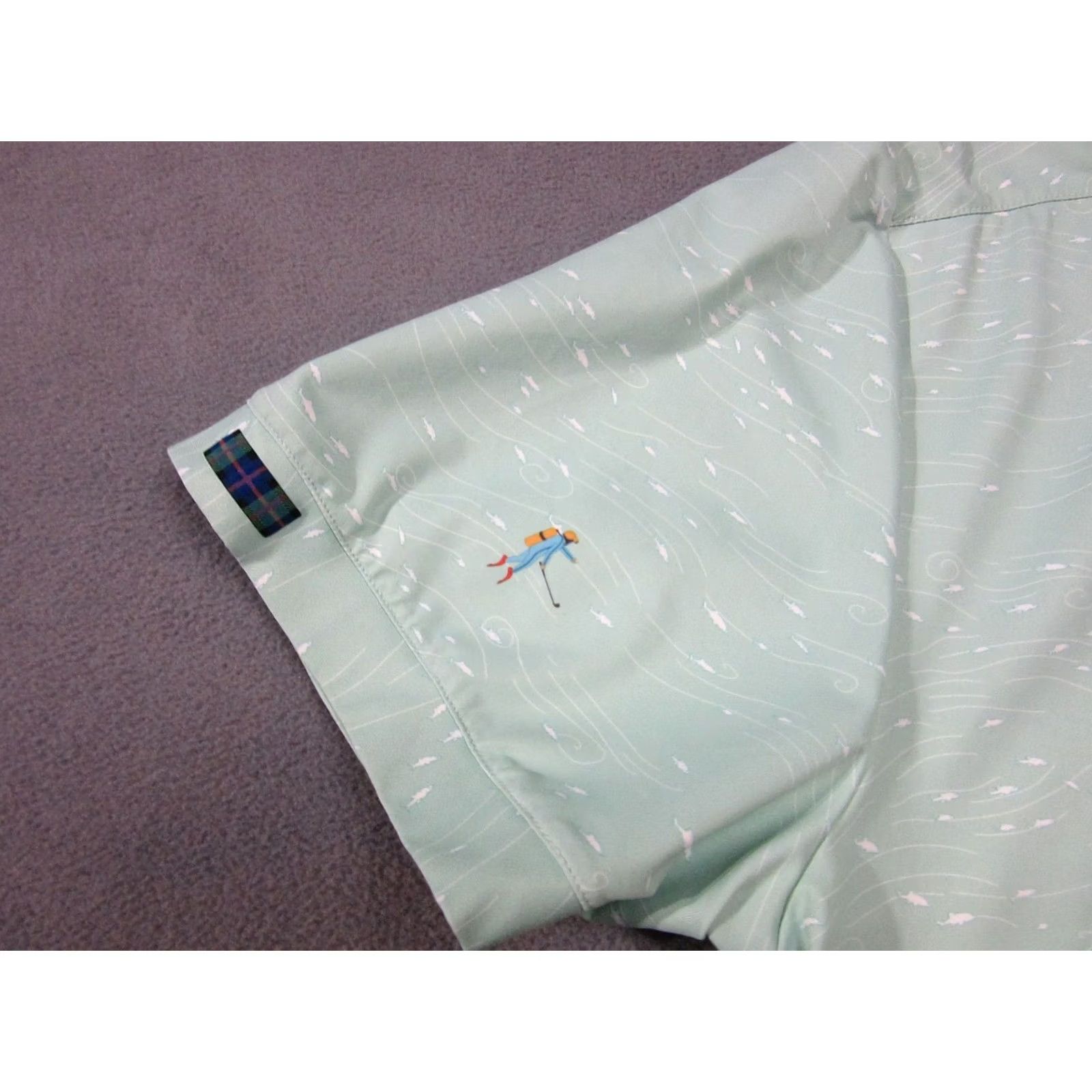 Vintage William Murray Golf Shirt Mens Large Green Polo Performance TPC Las Vegas Stitch Size US L / EU 52-54 / 3 - 5 Thumbnail