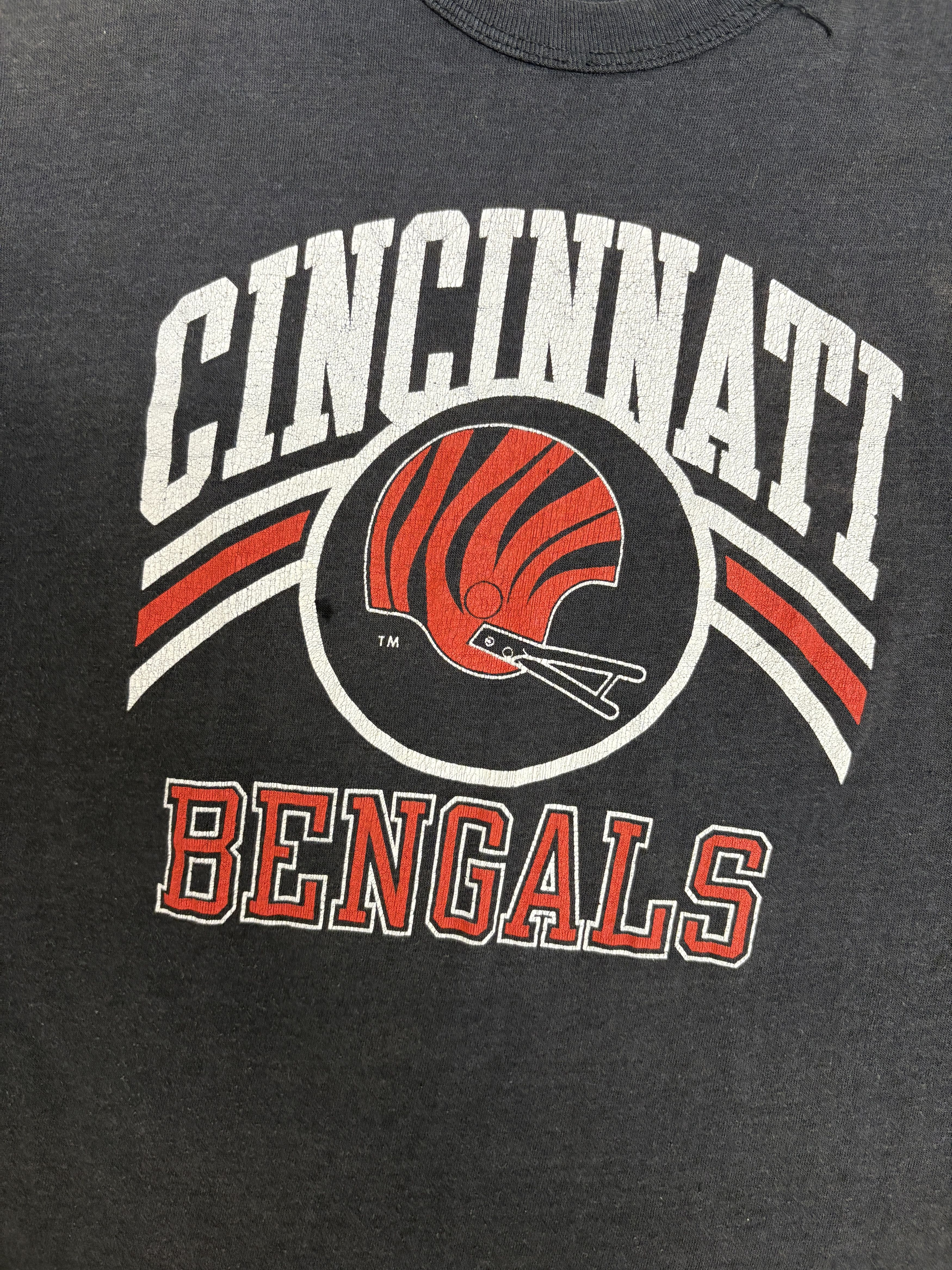 Champion × Vintage Cincinnati Bengals Vintage Champion Black T-Shirt Tee Size US L / EU 52-54 / 3 - 2 Thumbnail