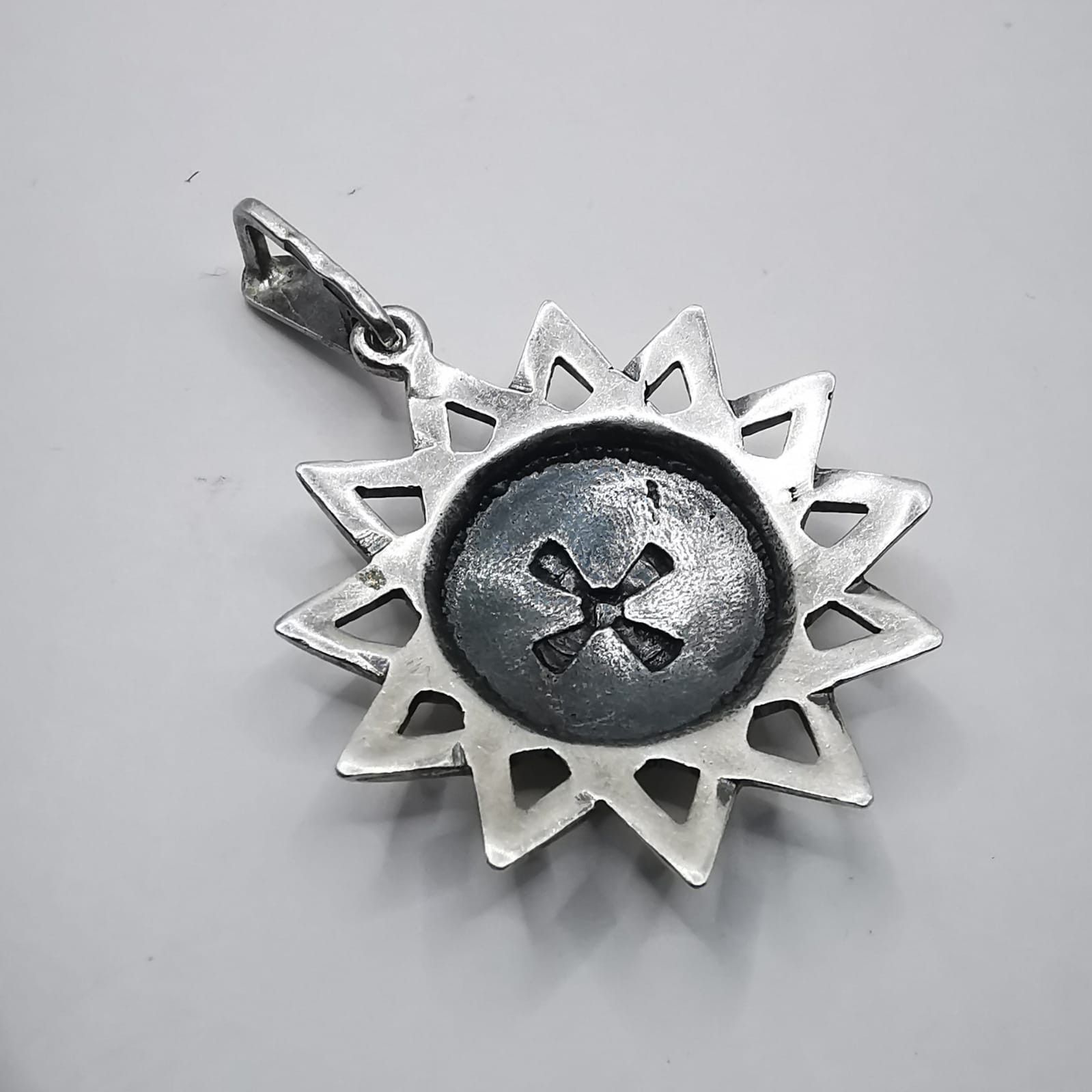 Sterling Silver Vintage Pendant Star 925 Sterling Silver Jewelry, Handmade Size ONE SIZE - 3 Thumbnail
