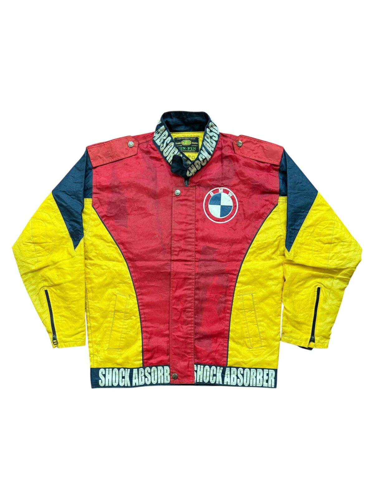 BMW VERY RARE VINTAGE JACKET BMW RACING TEAM FORMULA 1 SHOCK Size US M / EU 48-50 / 2 - 2 Thumbnail