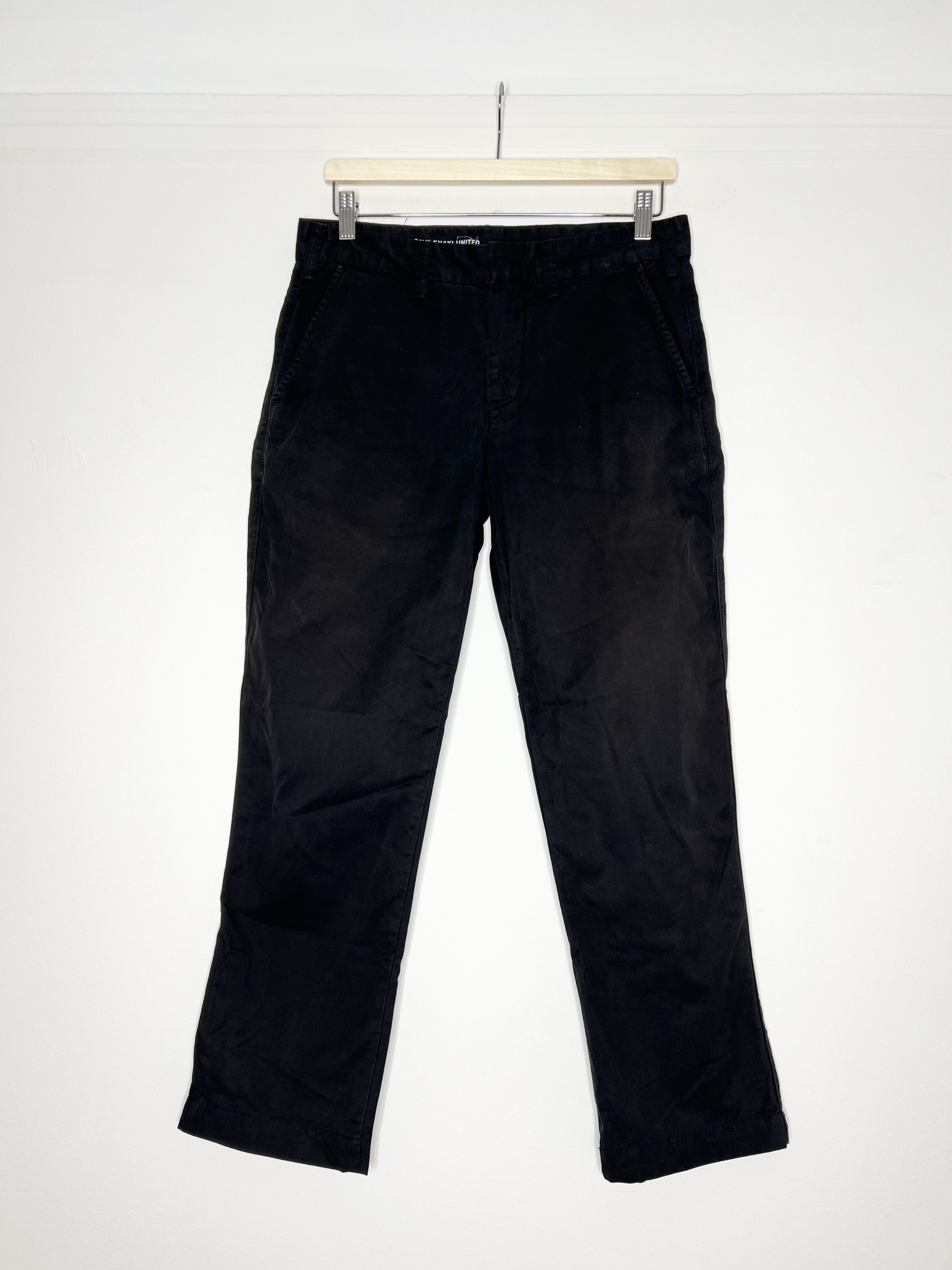 Image of Save Khaki United Black Chinos Size 30, Men's