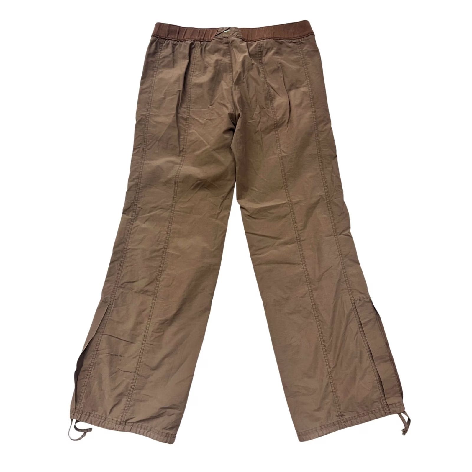 Nike VINTAGE Women’s Nike Cargo Pants Wide-Leg Pants Women 6 Brown Cotton Nylon Cargo Style Men's? Size 28" / US 6 / IT 42 - 2 Thumbnail