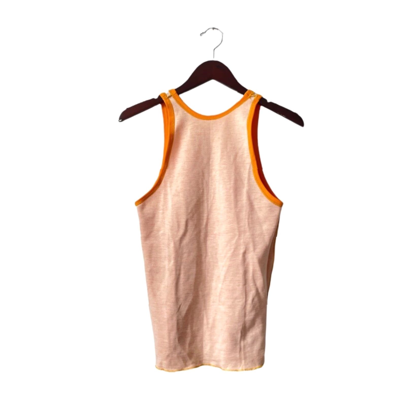 Vintage VINTAGE Russell athletic Tank Shirt Mens S NOS 80s Gold White Basketball Jersey Reversible 70s 90s NWOT USA Long 22.5" Across 15.5" Across Size US S / EU 44-46 / 1 - 6 Thumbnail