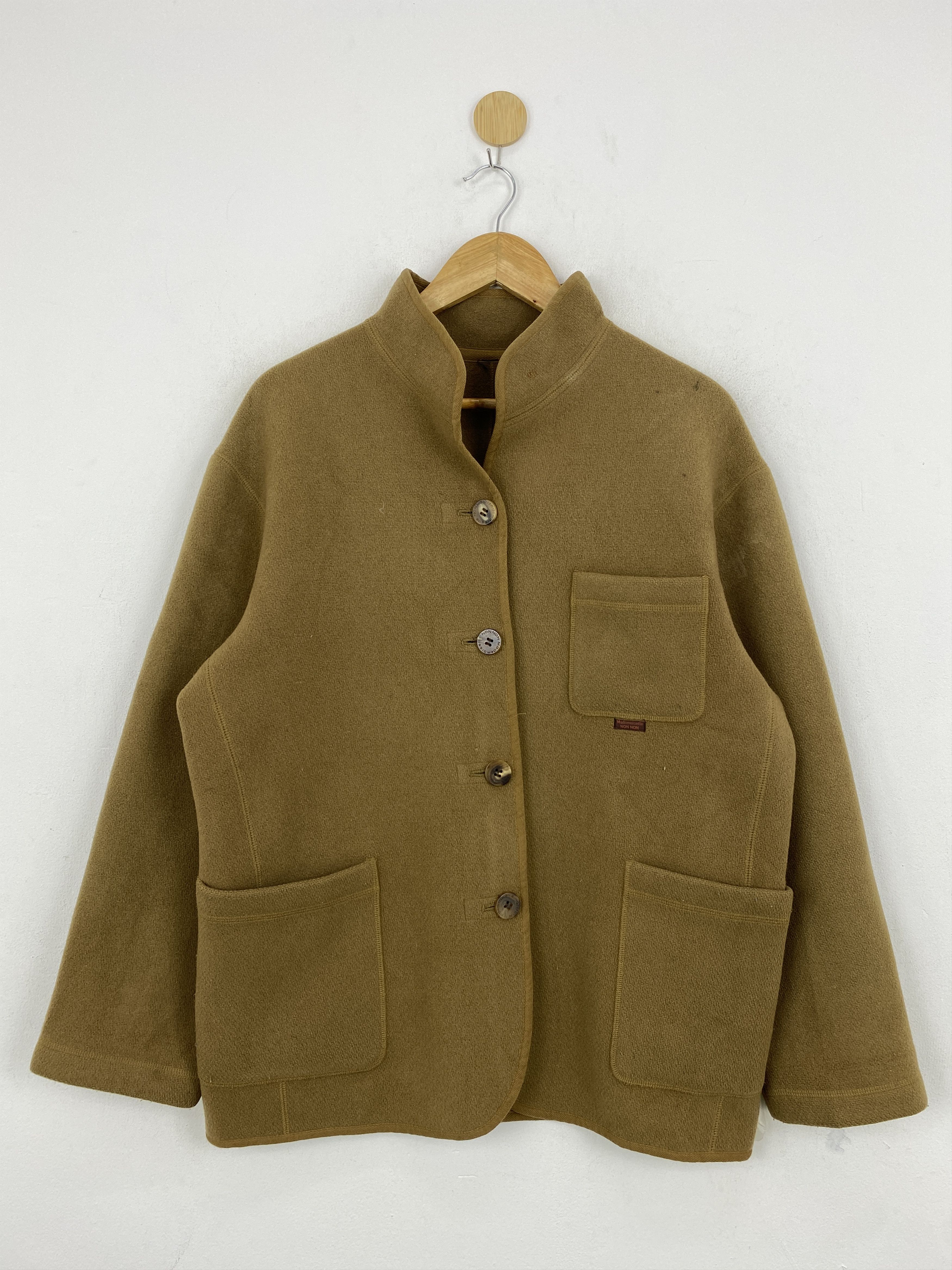 Japanese Brand Vintage Mademoiselle Non Non Wool Button Up Jacket JA0117 Size US L / EU 52-54 / 3 - 1 Thumbnail