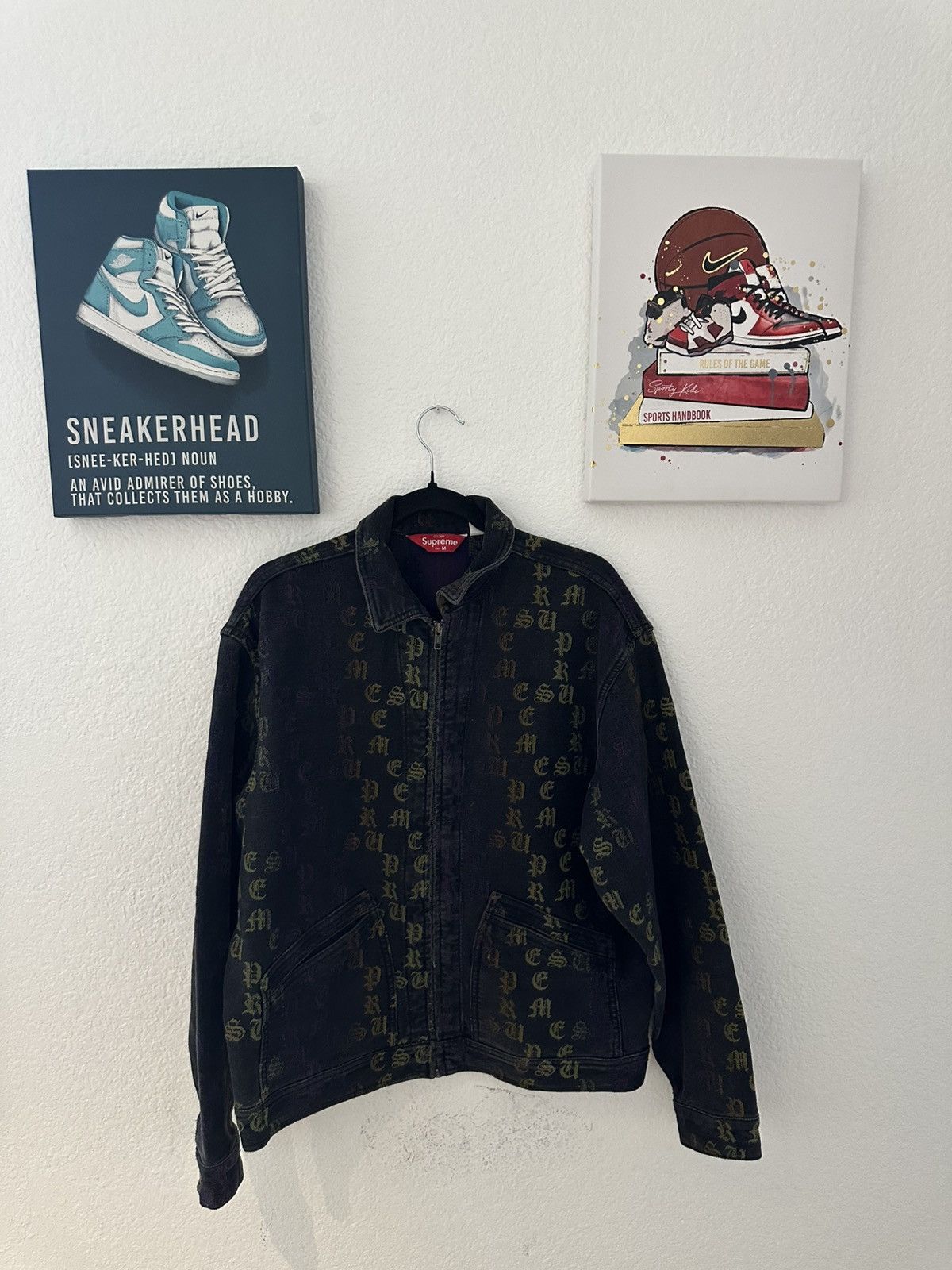 Supreme Supreme Gradient Jacquard Denim Work Jacket Size US M / EU 48-50 / 2 - 2 Thumbnail