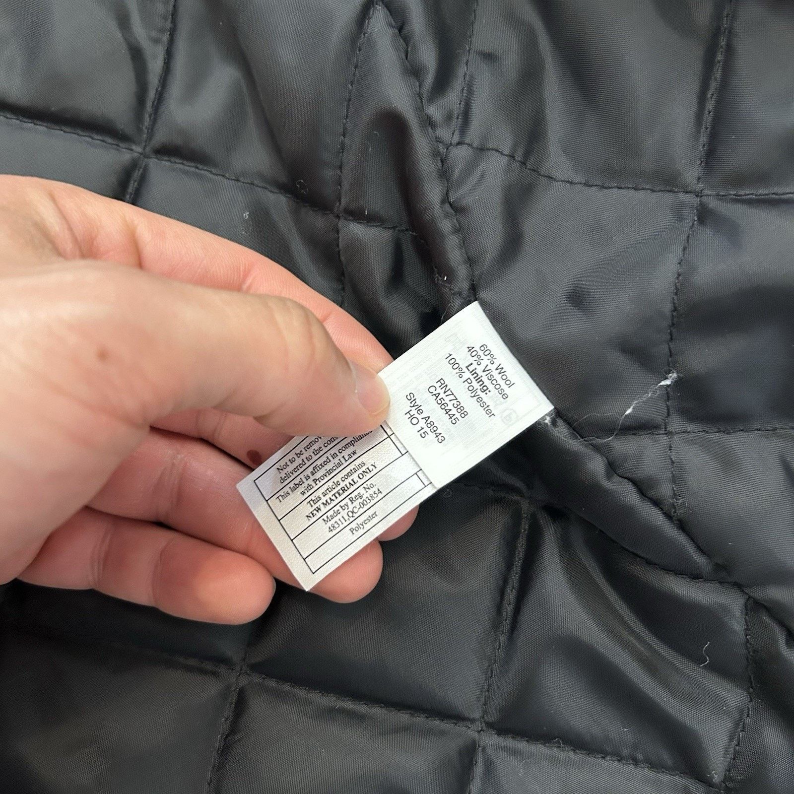 J.Crew Dock Peacoat Wool Blend Quilted Lined Coat Jacket Medium Size US M / EU 48-50 / 2 - 5 Thumbnail
