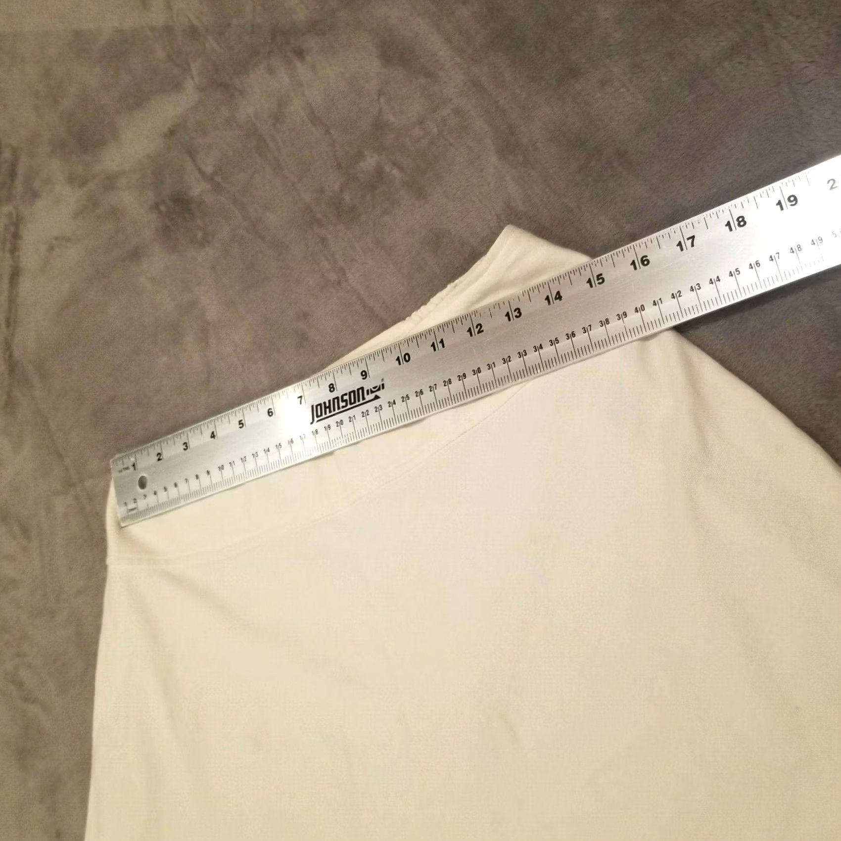 Vintage TravelSmith Skirt Womens 10 White Swing Line Size Embroidered Hem Linen Blend Size 32" / US 10 / IT 46 - 6 Thumbnail