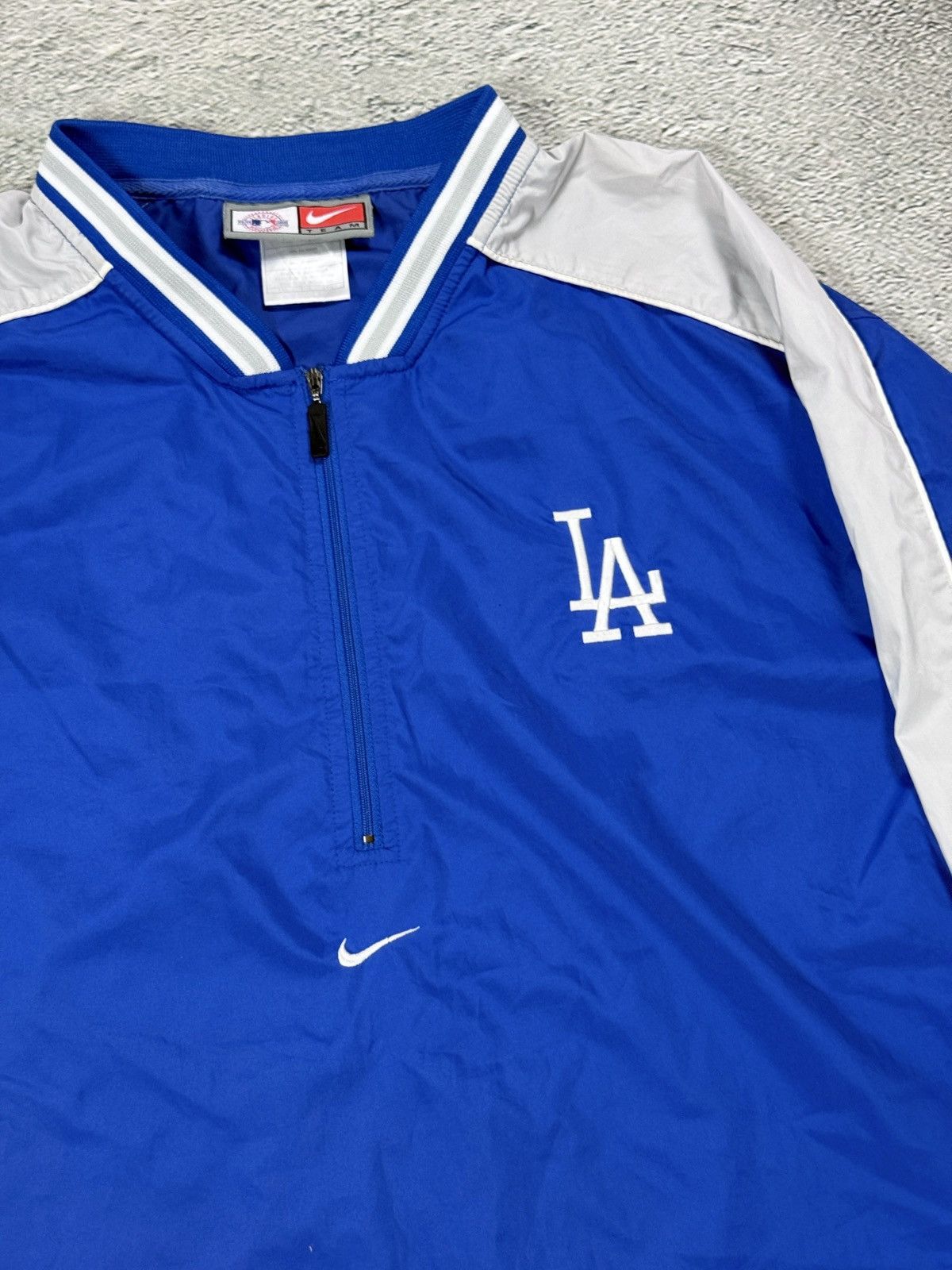 Nike Nike Los Angeles Dodgers anorak track jacket vintage LA Size US XXL / EU 58 / 5 - 3 Thumbnail