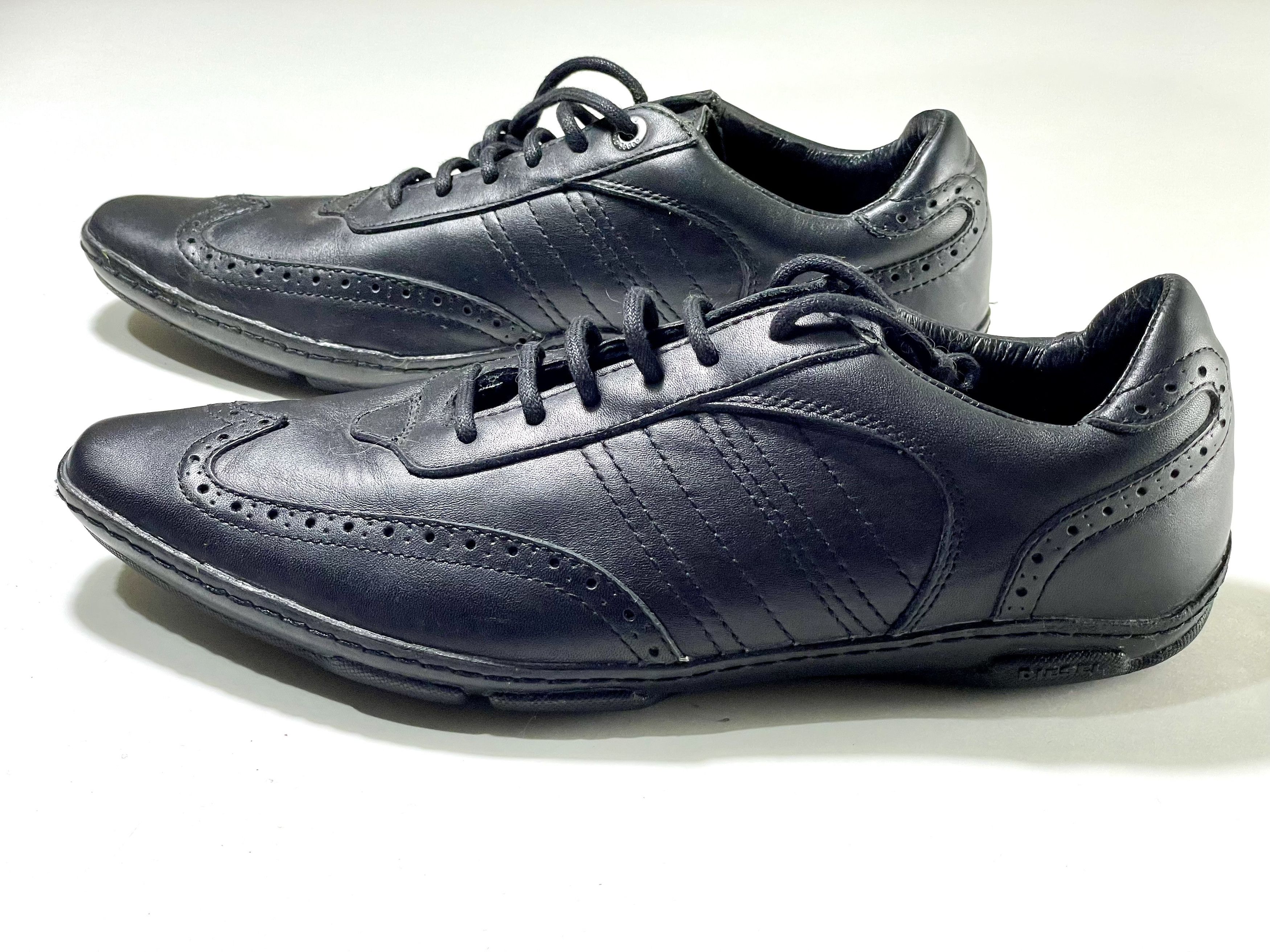 Diesel vintage y2k diesel leather shoes Size US 8.5 / EU 41-42 - 2 Thumbnail