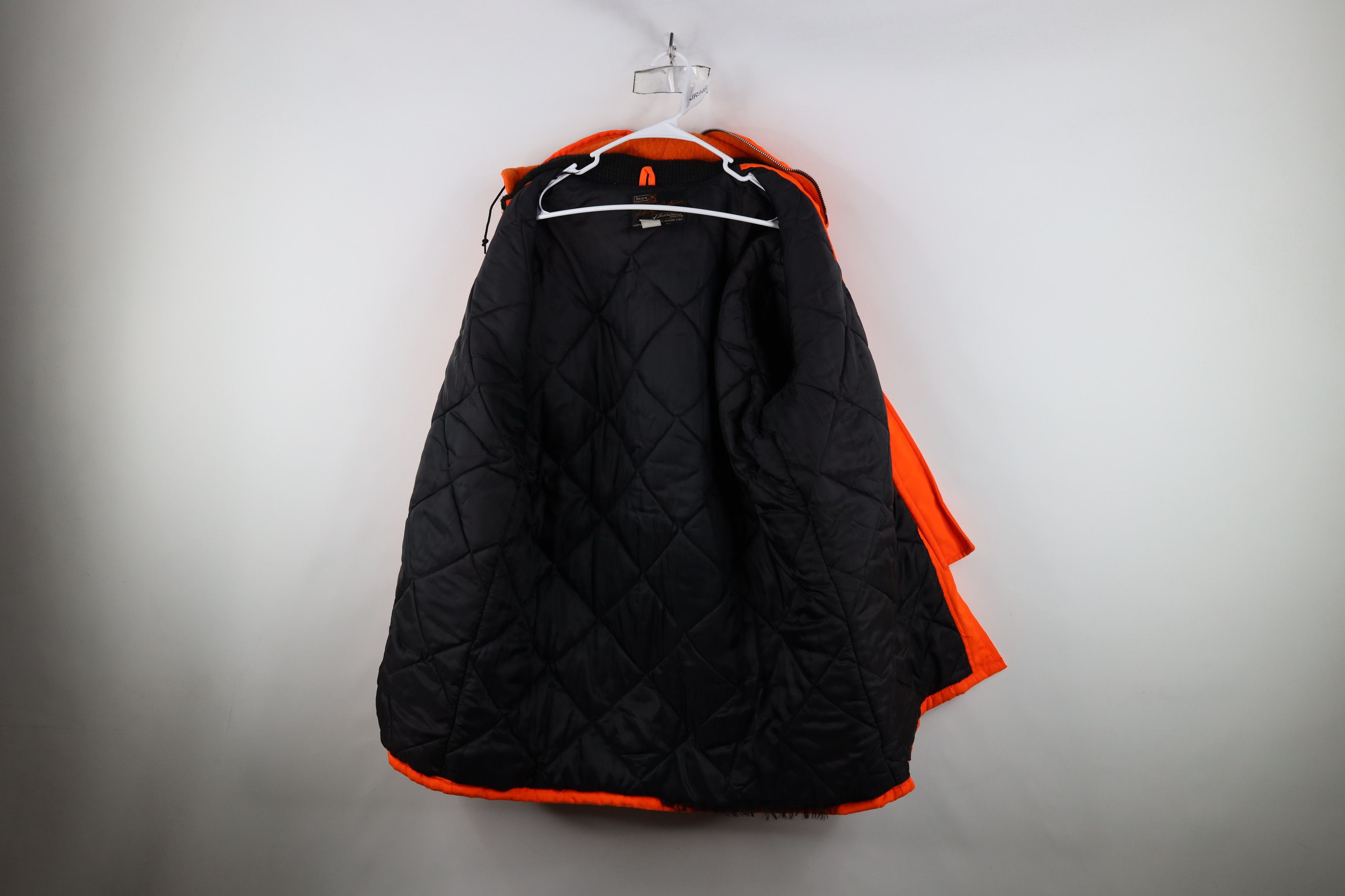 Vintage Vintage 70s Streetwear Hunting Birding Jacket Orange USA Size US XXL / EU 58 / 5 - 9 Thumbnail