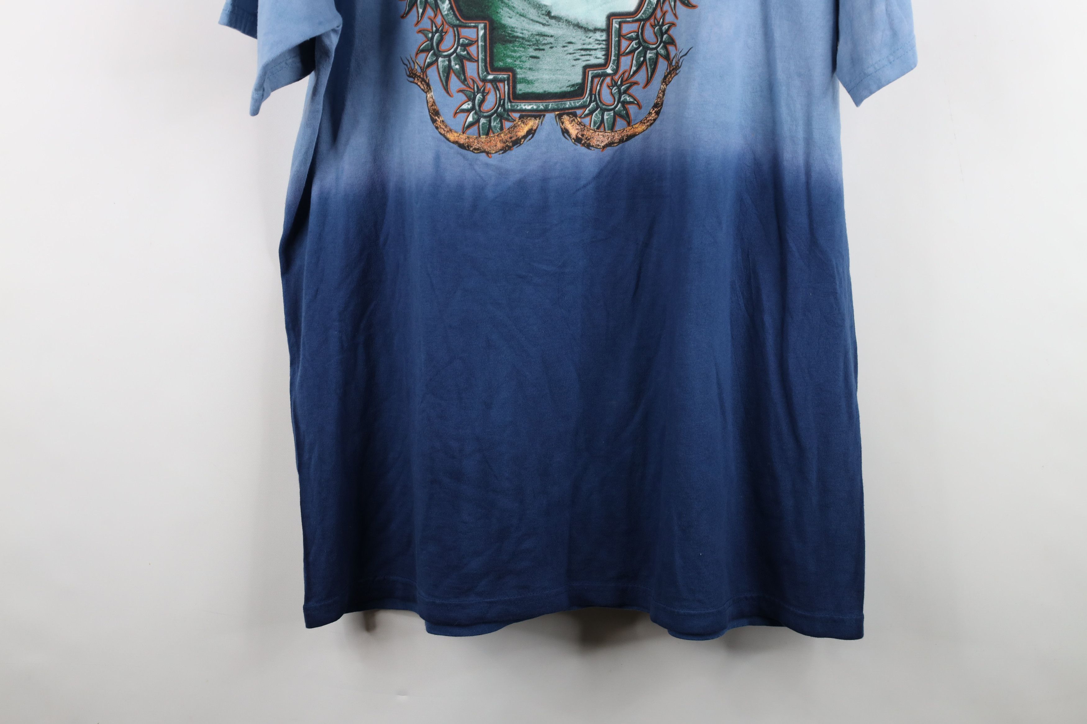 Vintage Vintage 90s Streetwear Dragon Acid Wash Surfing T-Shirt Size US XL / EU 56 / 4 - 12 Thumbnail