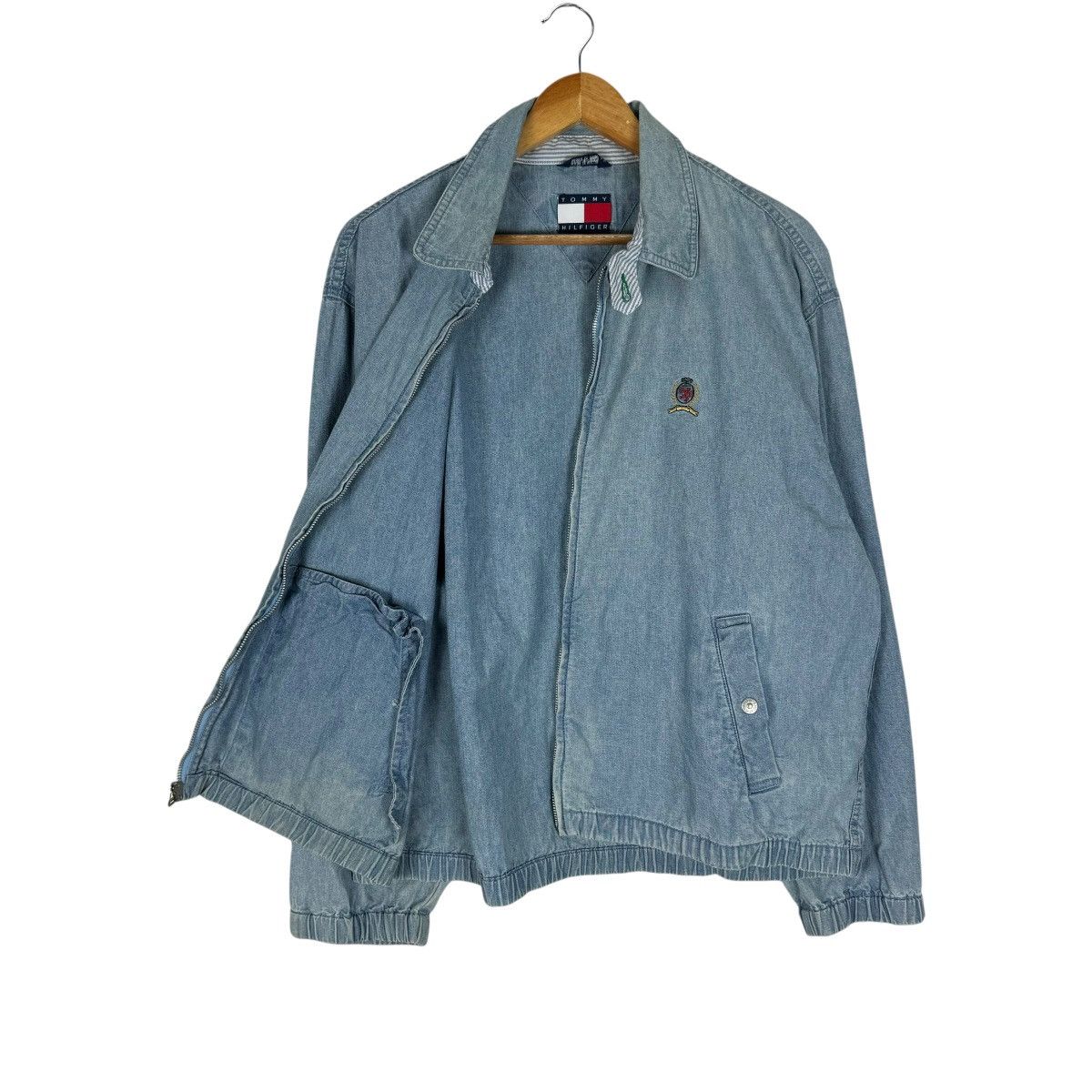 Tommy Hilfiger ☀️TOMMY HILFIGER HERRINGTON DENIM JACKET Size US L / EU 52-54 / 3 - 7 Thumbnail