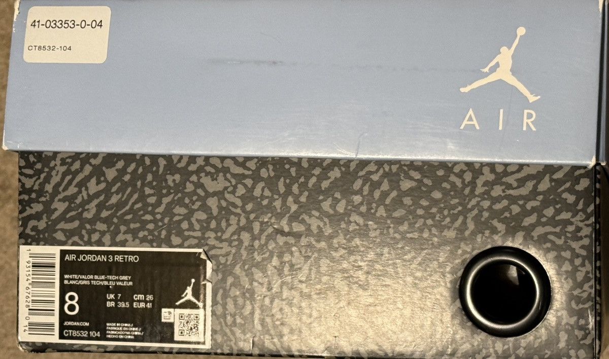 Jordan Brand jordan 3 “unc” size 8 Size US 8 / EU 41 - 10 Thumbnail
