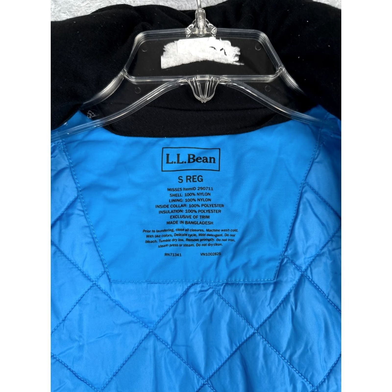 Vintage L.L. Bean Jacket Womens Small Blue Full Zip Primaloft Insulation Lightweight Hooded Long Sleeve Parka Size S / US 4 / IT 40 - 3 Thumbnail